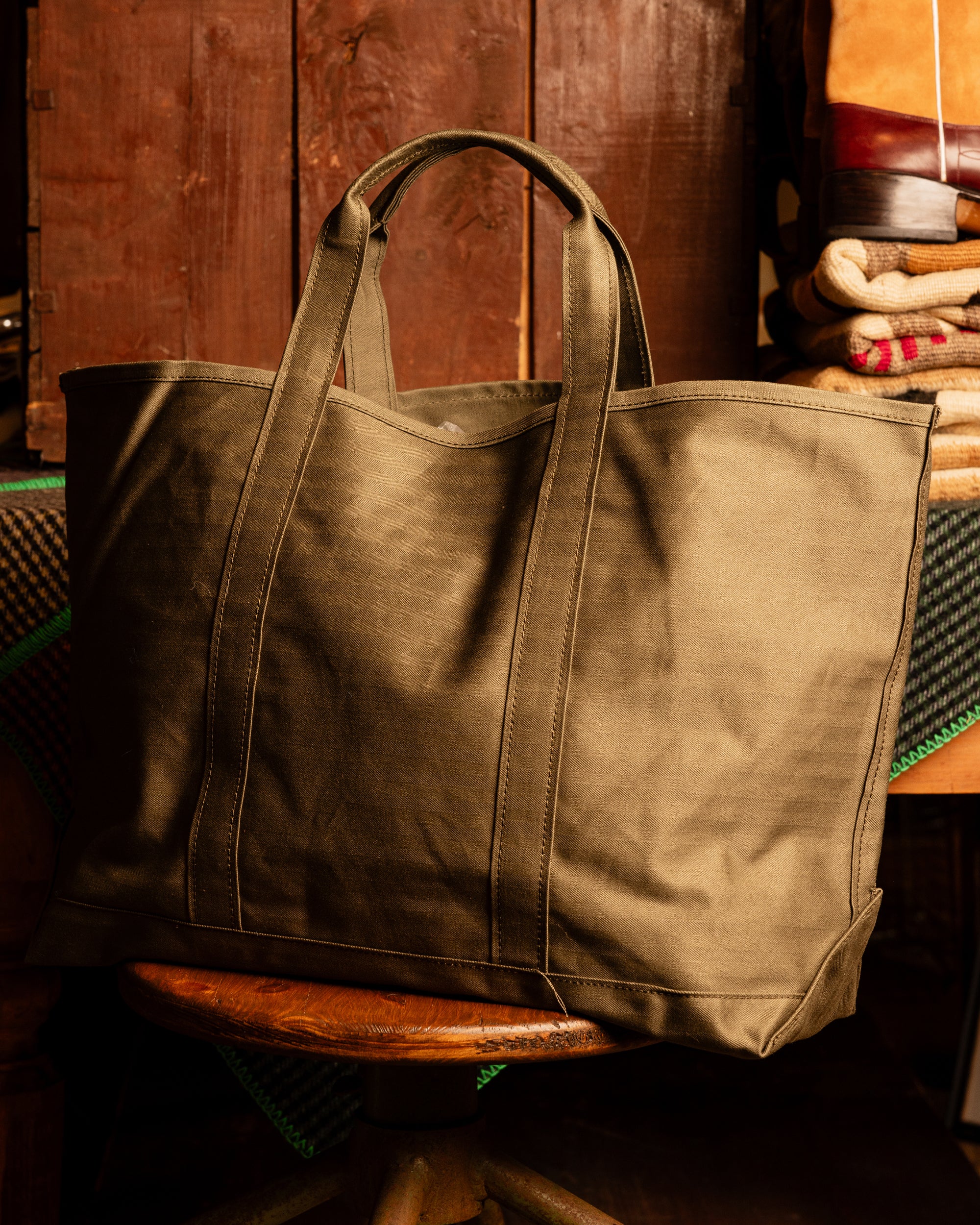 Tawelbag Borsa in Herringbone di Cotone