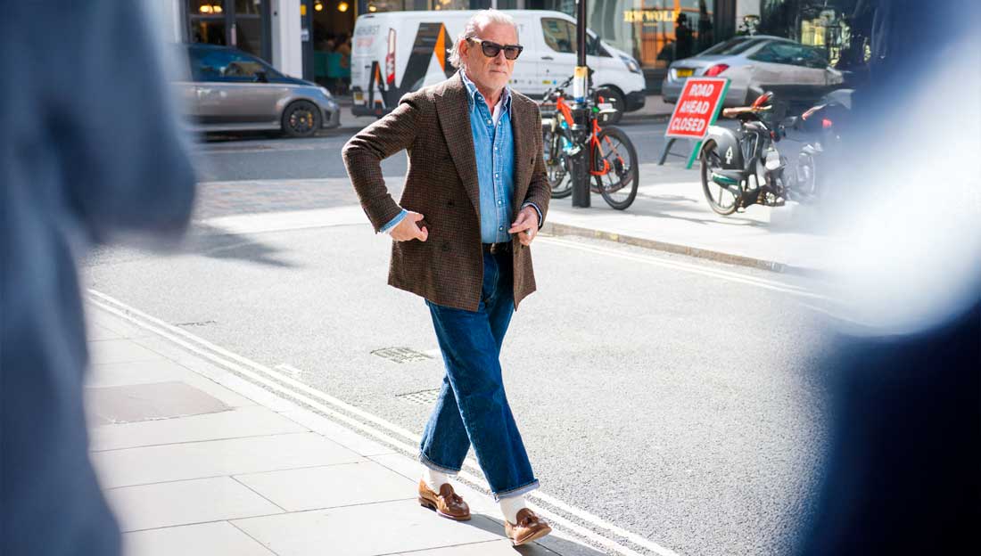 Denim regolari vita alta