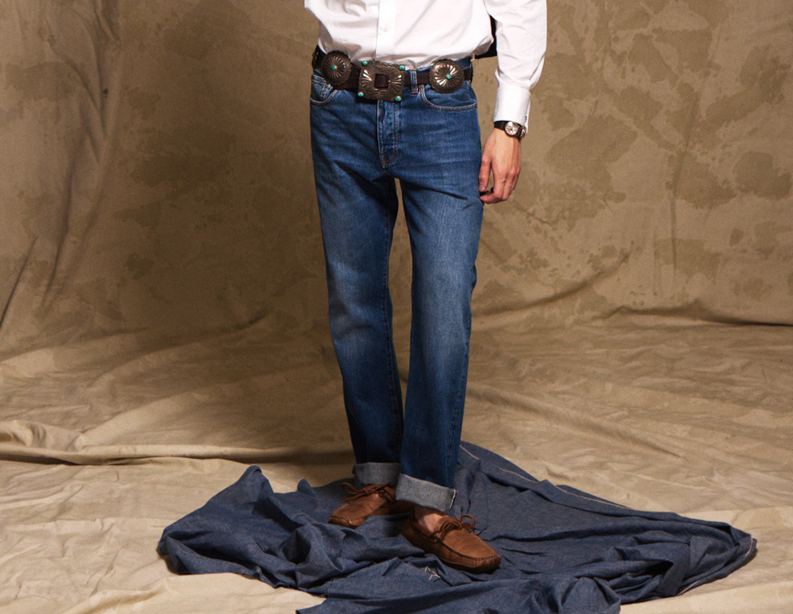 Denim regolari vita media