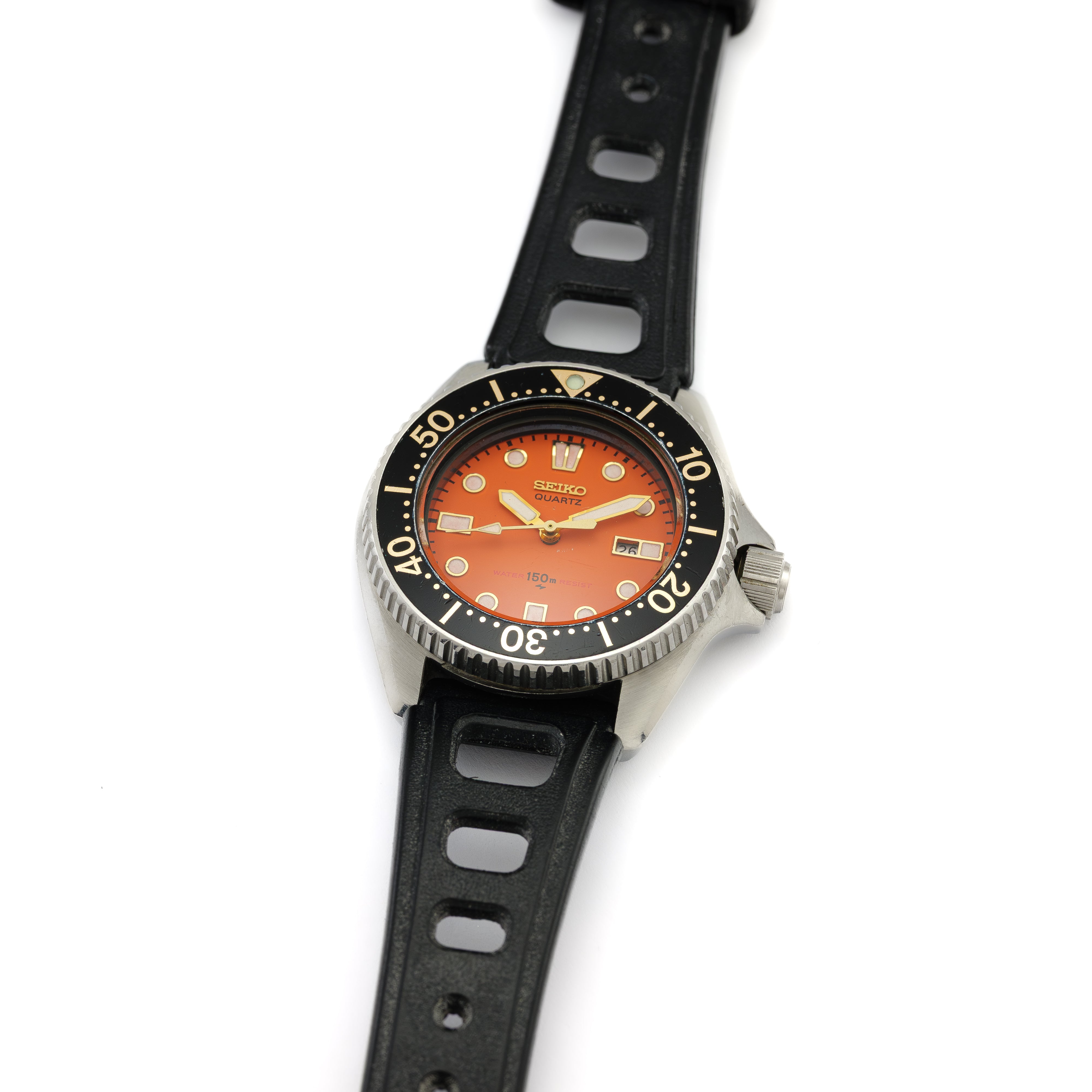 Seiko Lady 119 Quadrante Arancione