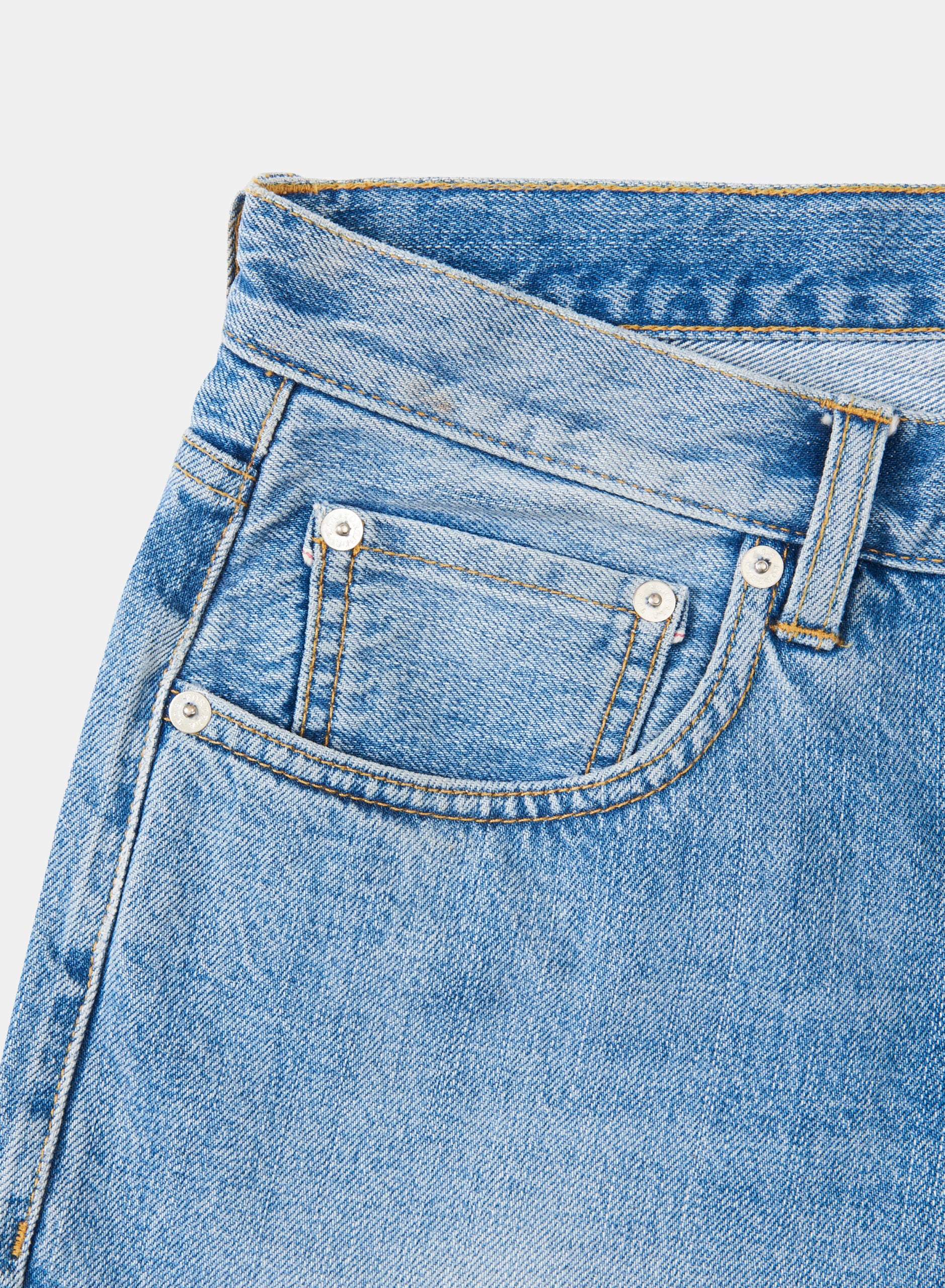 Winonaj Japan Denim Cimosato Shorts Bleach Wash