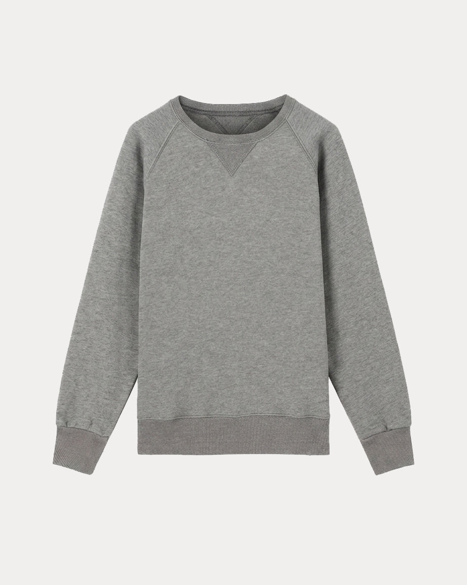 Harvard Felpa Girocollo in Jersey Garzato con taglio Raglan