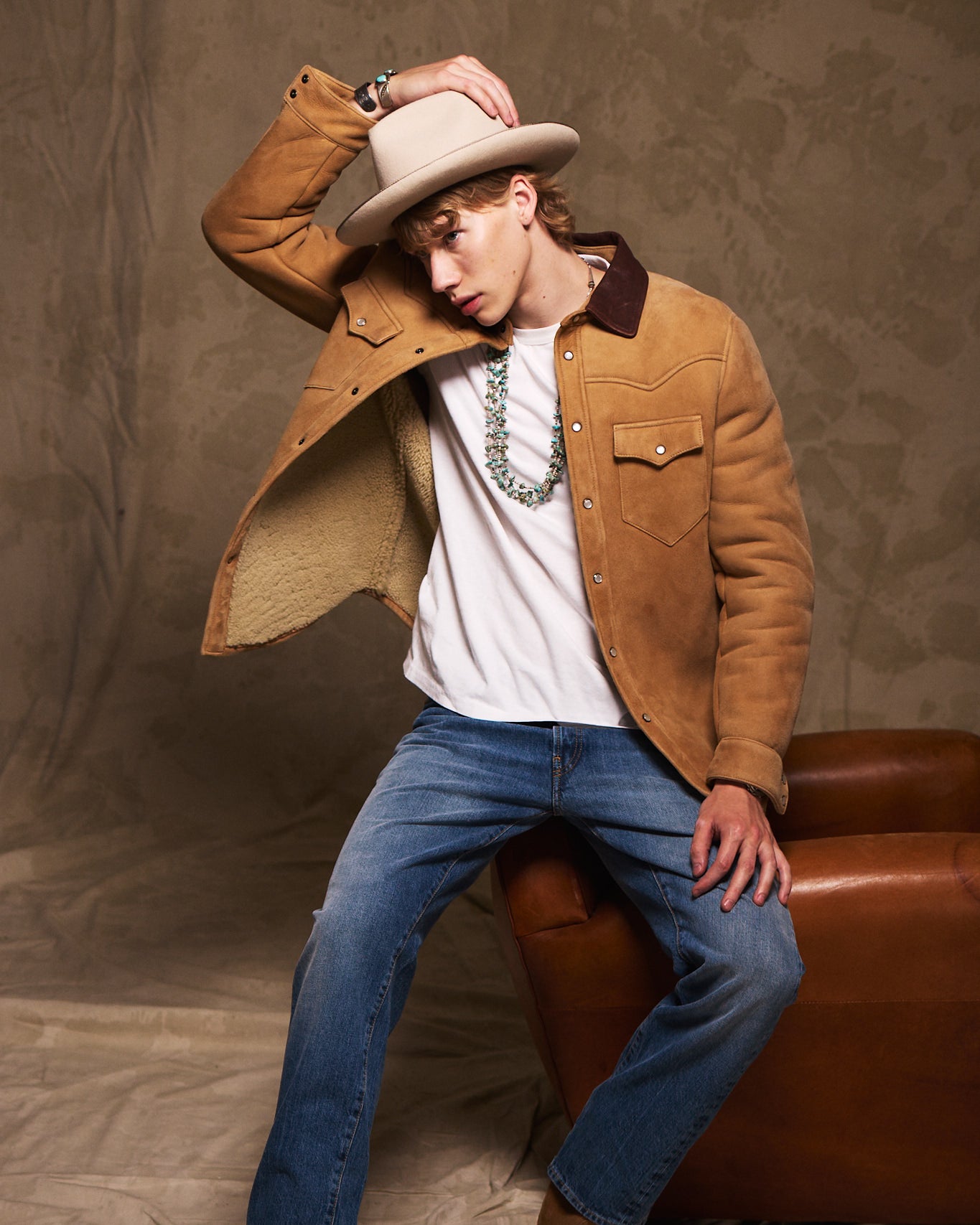 Shearl Giacca Texana In Montone