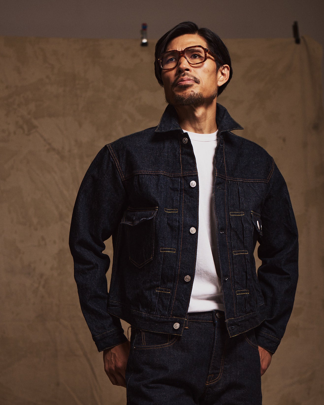Cisco Giacca In Japan Denim Indigo Rinse