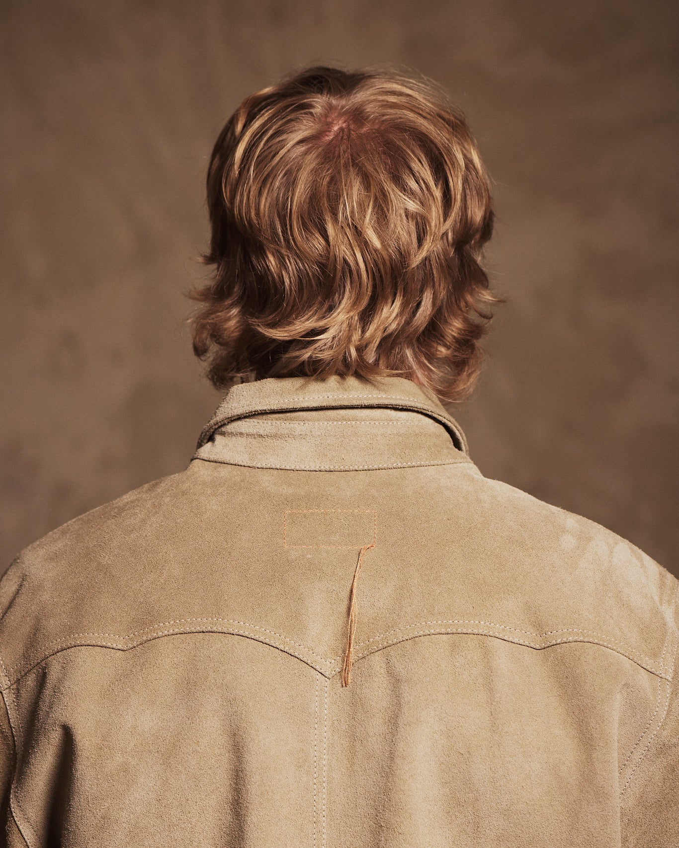 Ranch Texan Shirt in Suede Leather