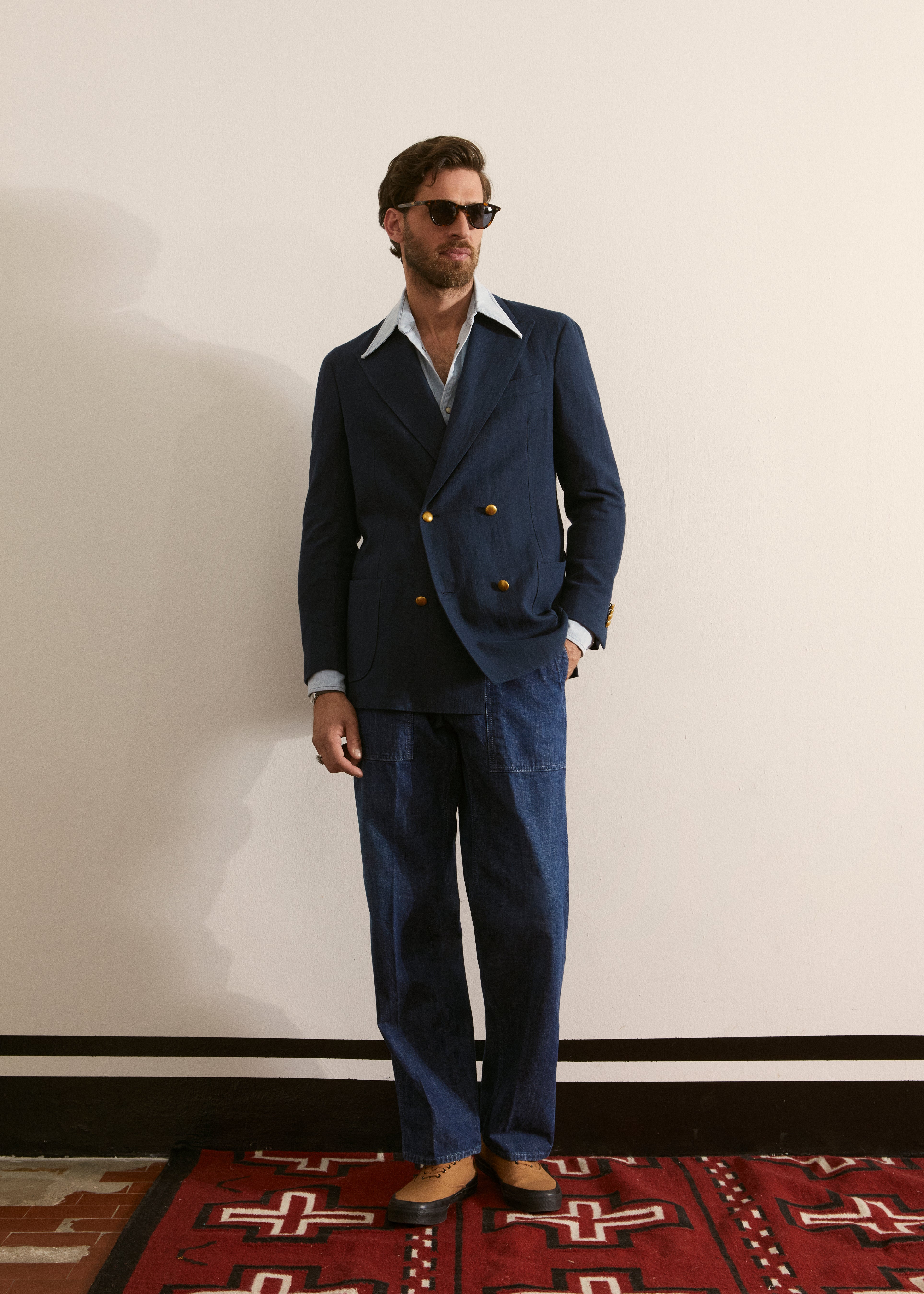 Newfatigue Pantaloni in Denim Indigo Rinse