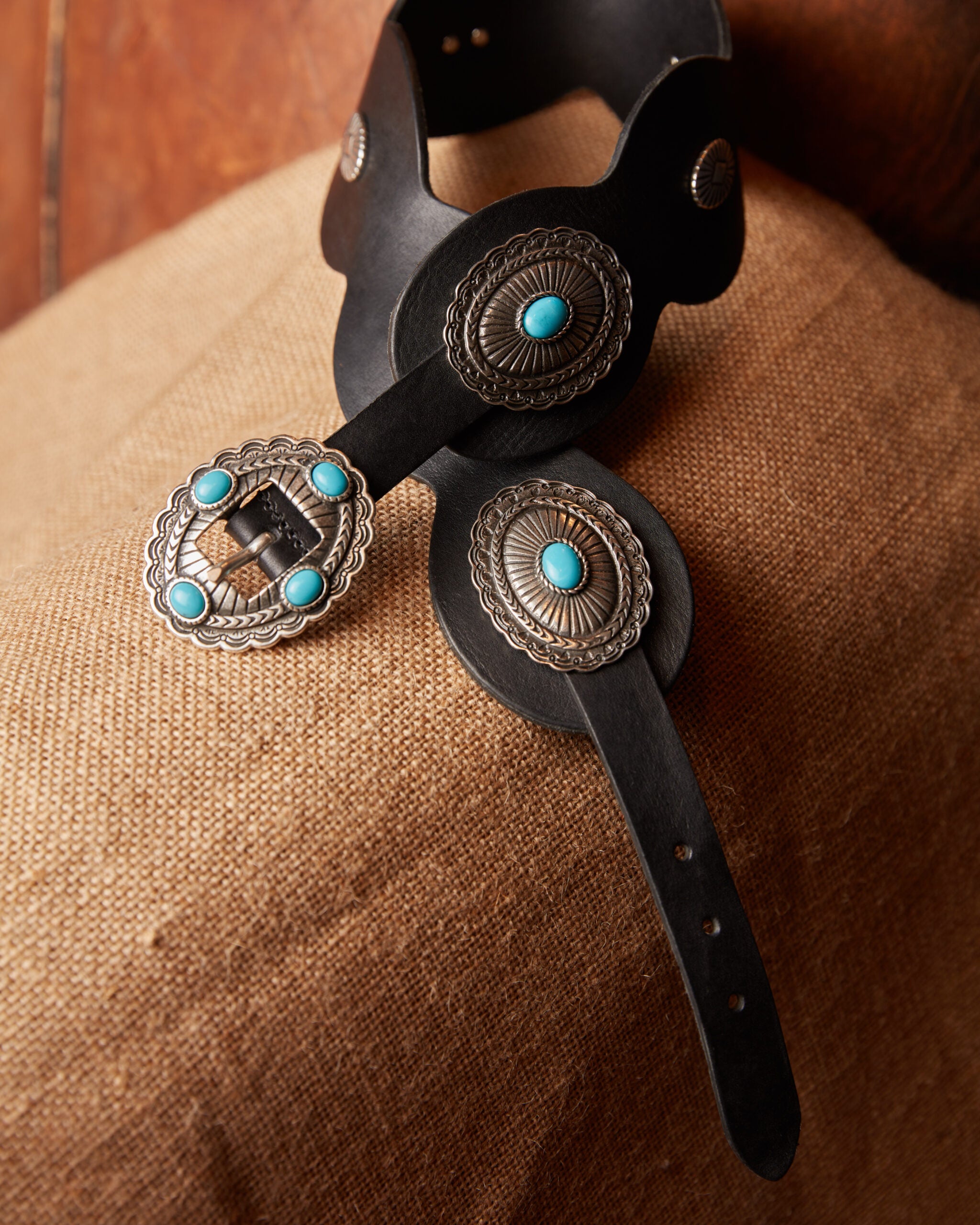 Tatum Cintura in Pelle con Conchos