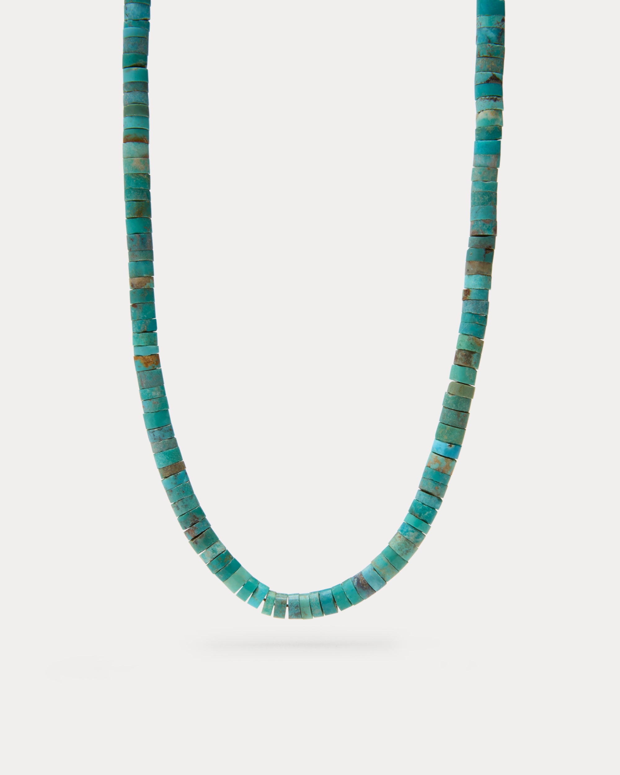 Collana corta di Perline in Turchese Naturale