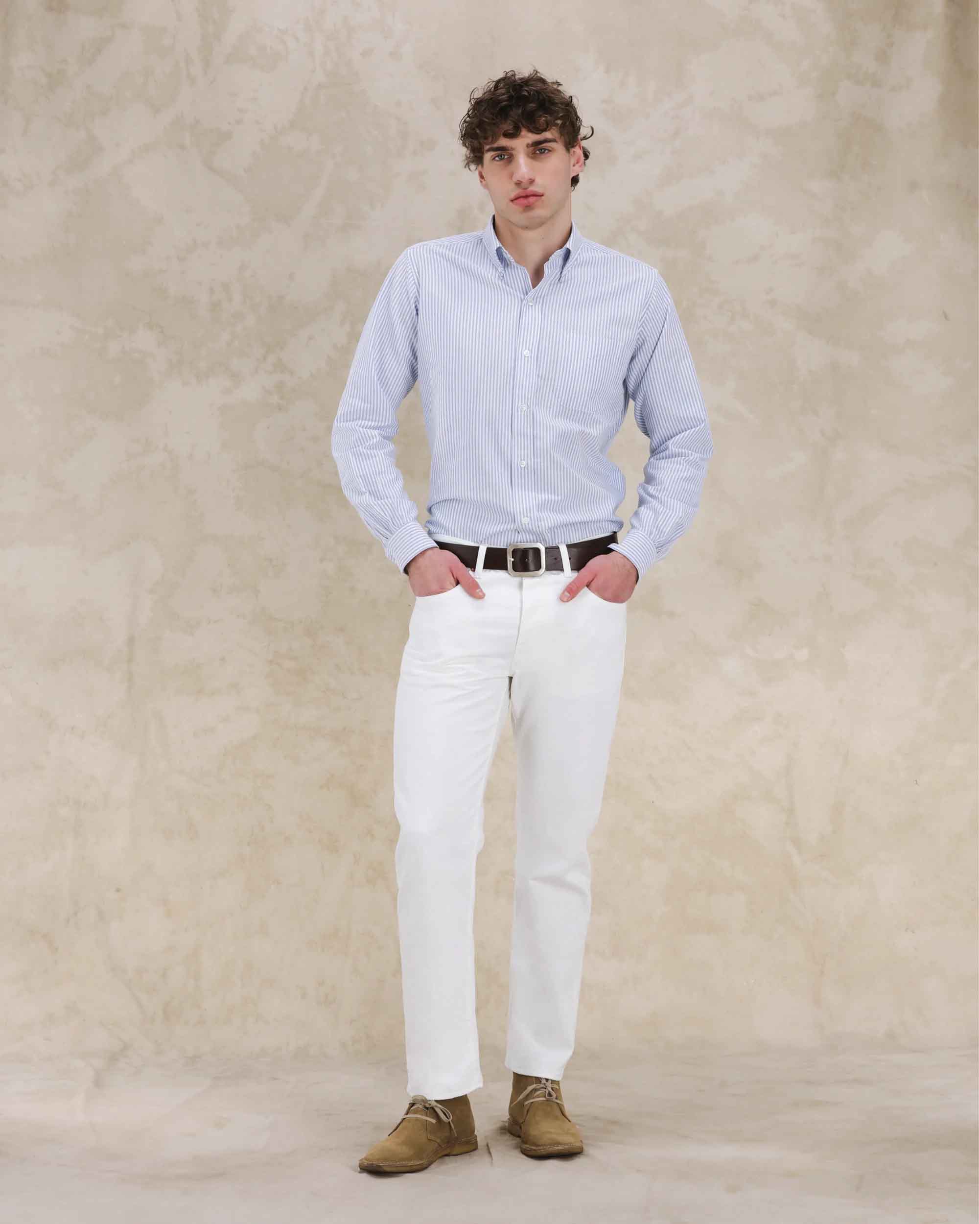 356 Jaky Japan Selvedge Denim 5 Pocket Regular Fit White