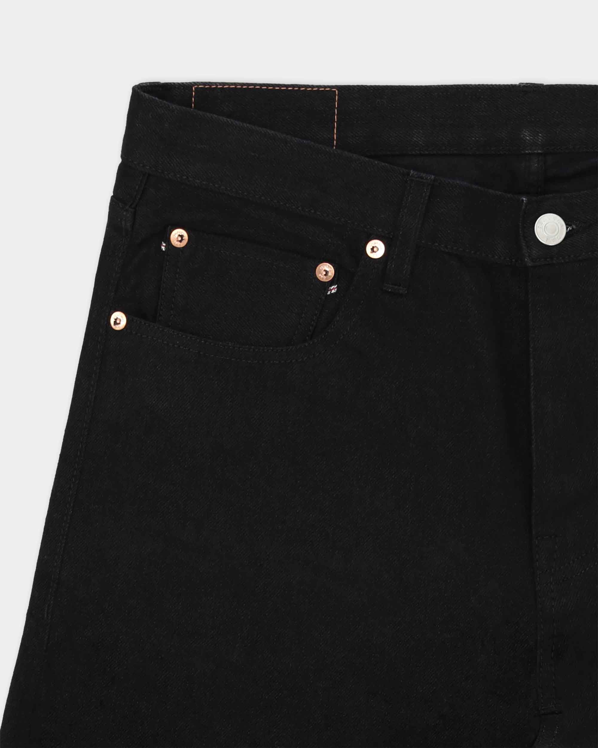 356 Jaky Japan Selvedge Denim 5 Pocket Regular Fit Black - L33''