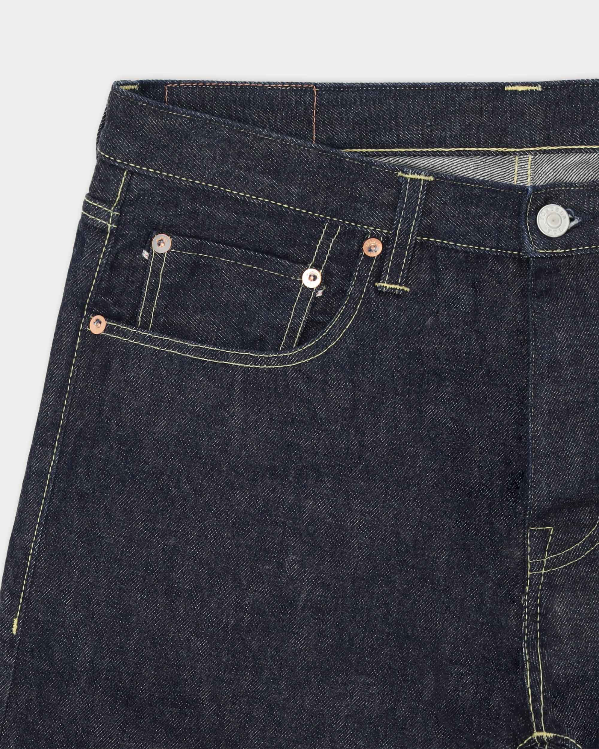 356 Jaky Japan Denim Cimosato 5 Tasche Regular Fit Indigo Rinse - L33''