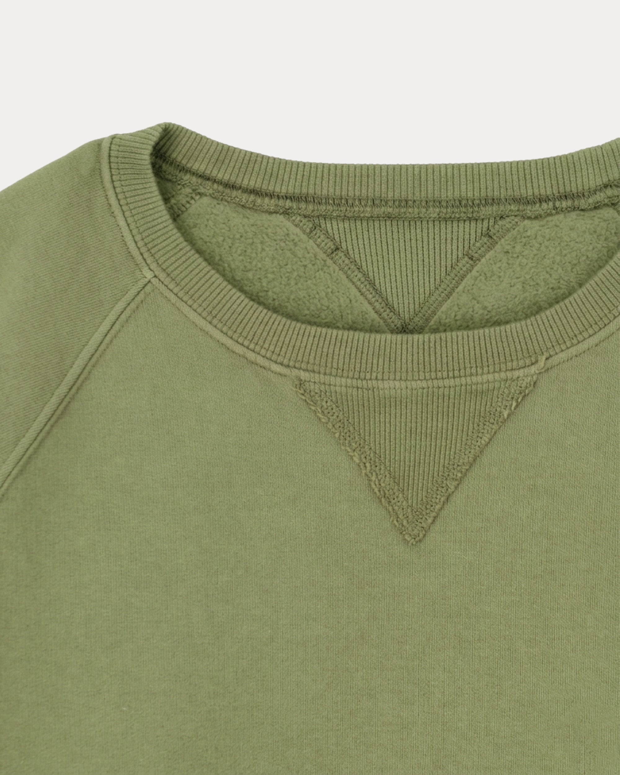 Harvard Felpa Girocollo in Jersey Garzato con taglio Raglan