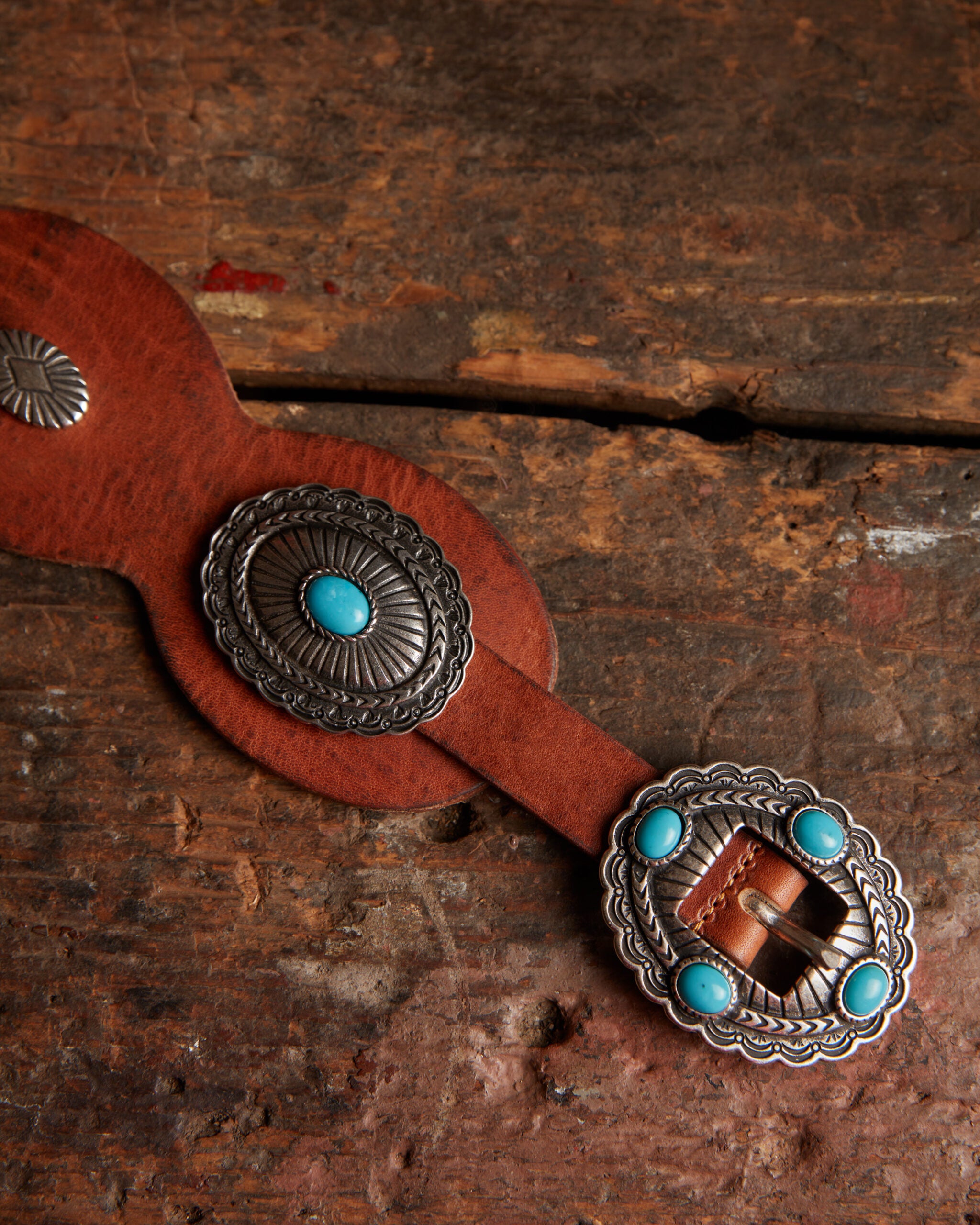 Tatum Cintura in Pelle con Conchos