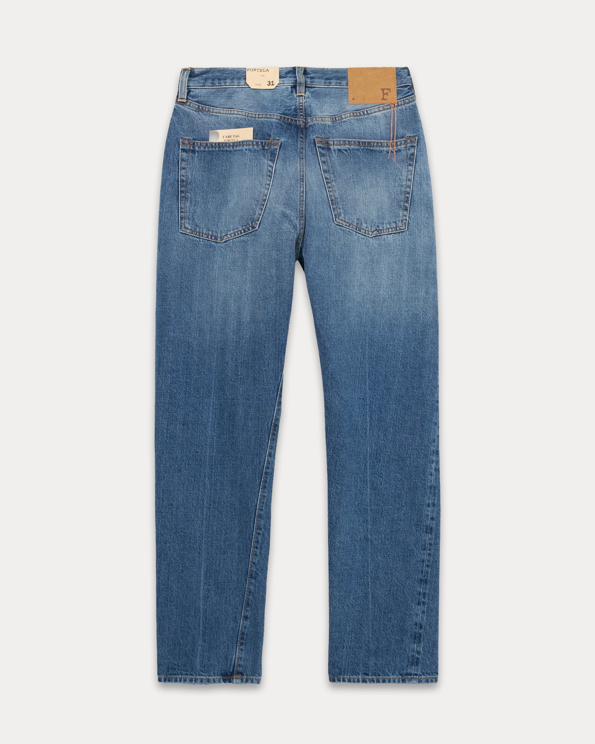 912 Johnd Japan Denim Cimosato 5 Tasche Regular Fit Stone Wash - L33''