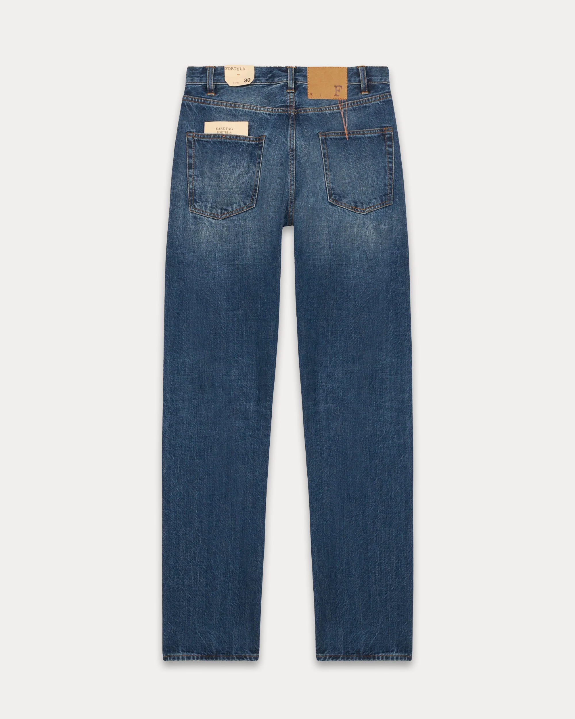 912 Johnd Japan Denim Cimosato 5 Tasche Regular Fit Stone Wash - L33''