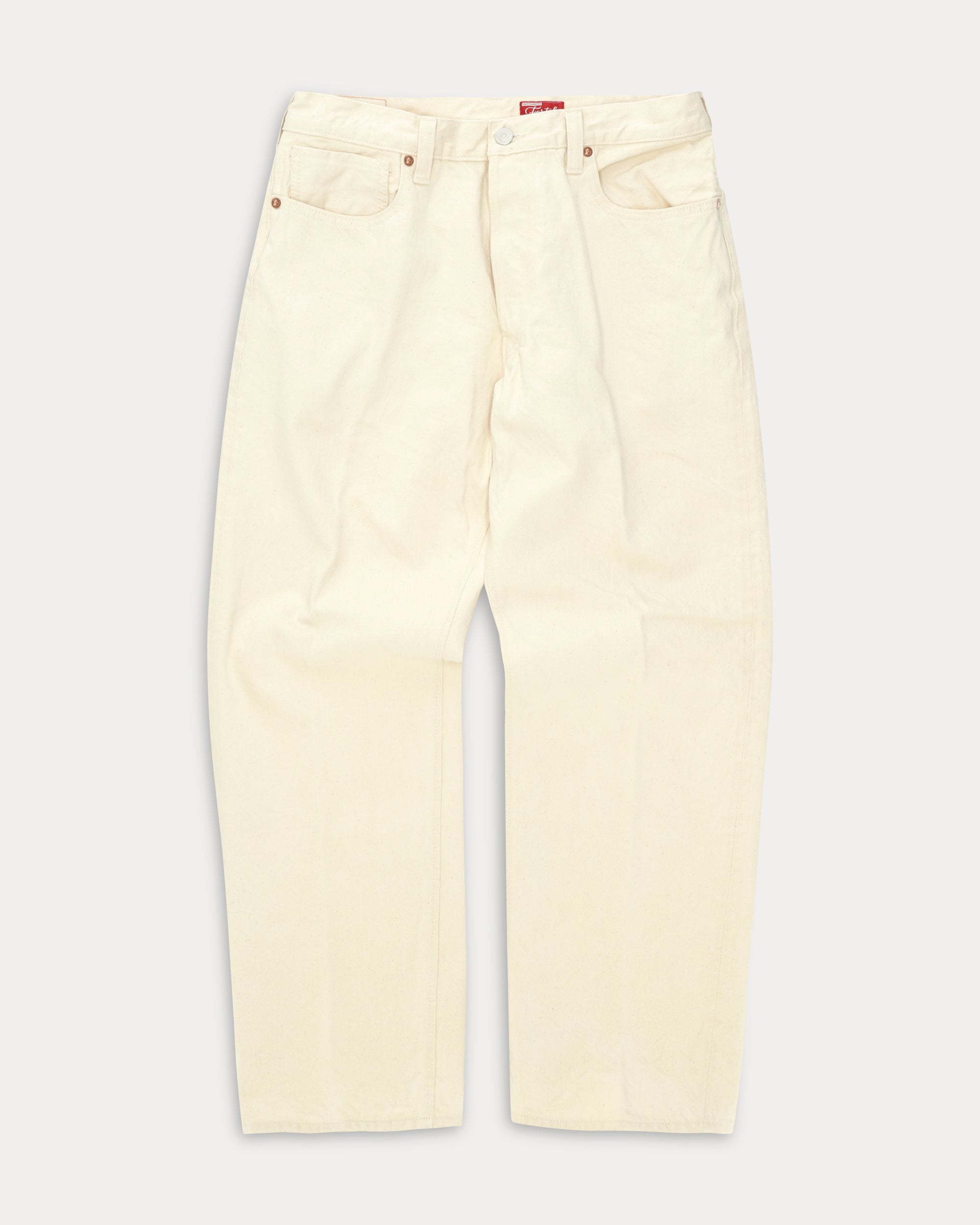 914 Leo Japan Selvedge Denim 5 Pocket High Waist Ecru - L29''