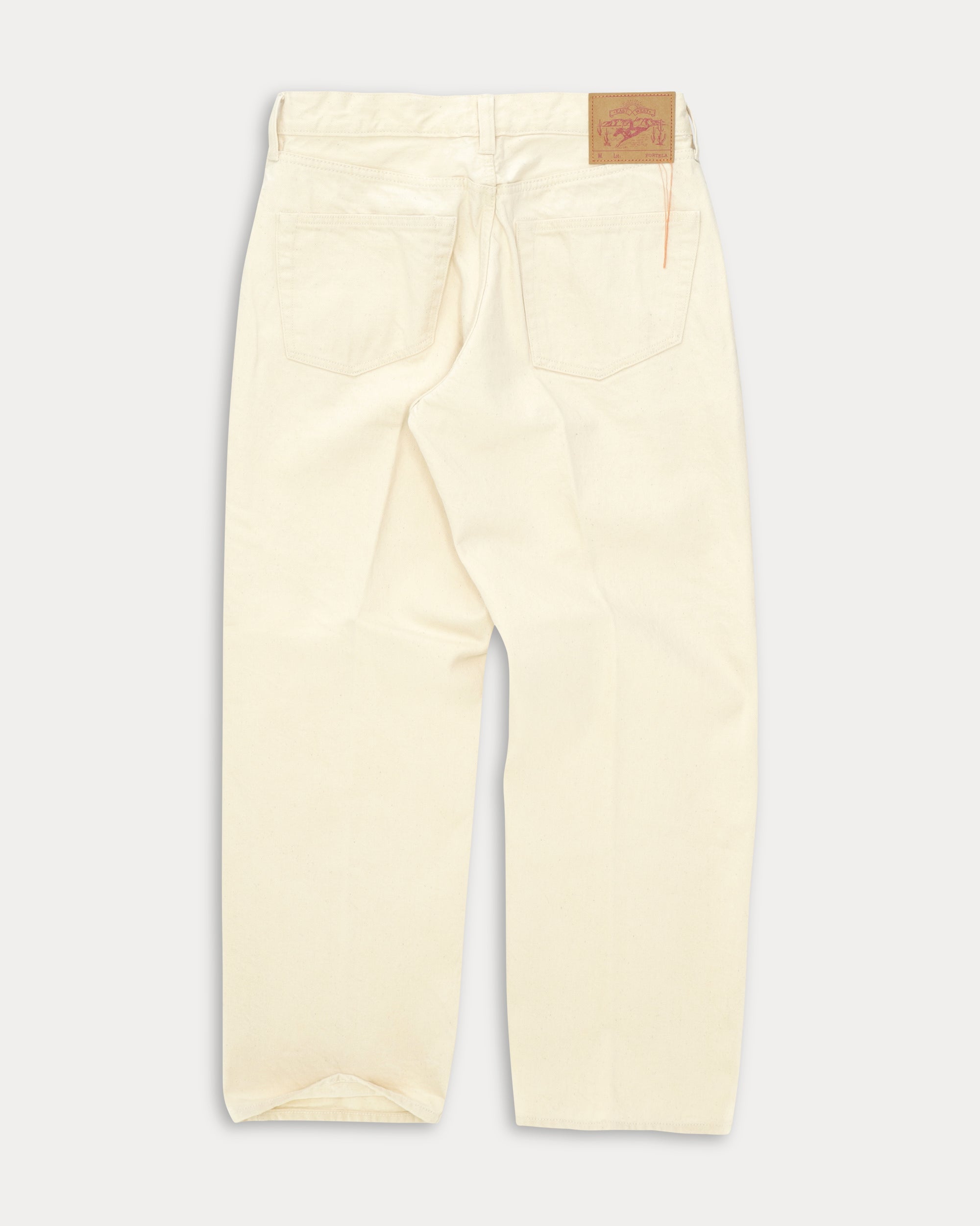 914 Leo Japan Selvedge Denim 5 Pocket High Waist Ecru - L29''