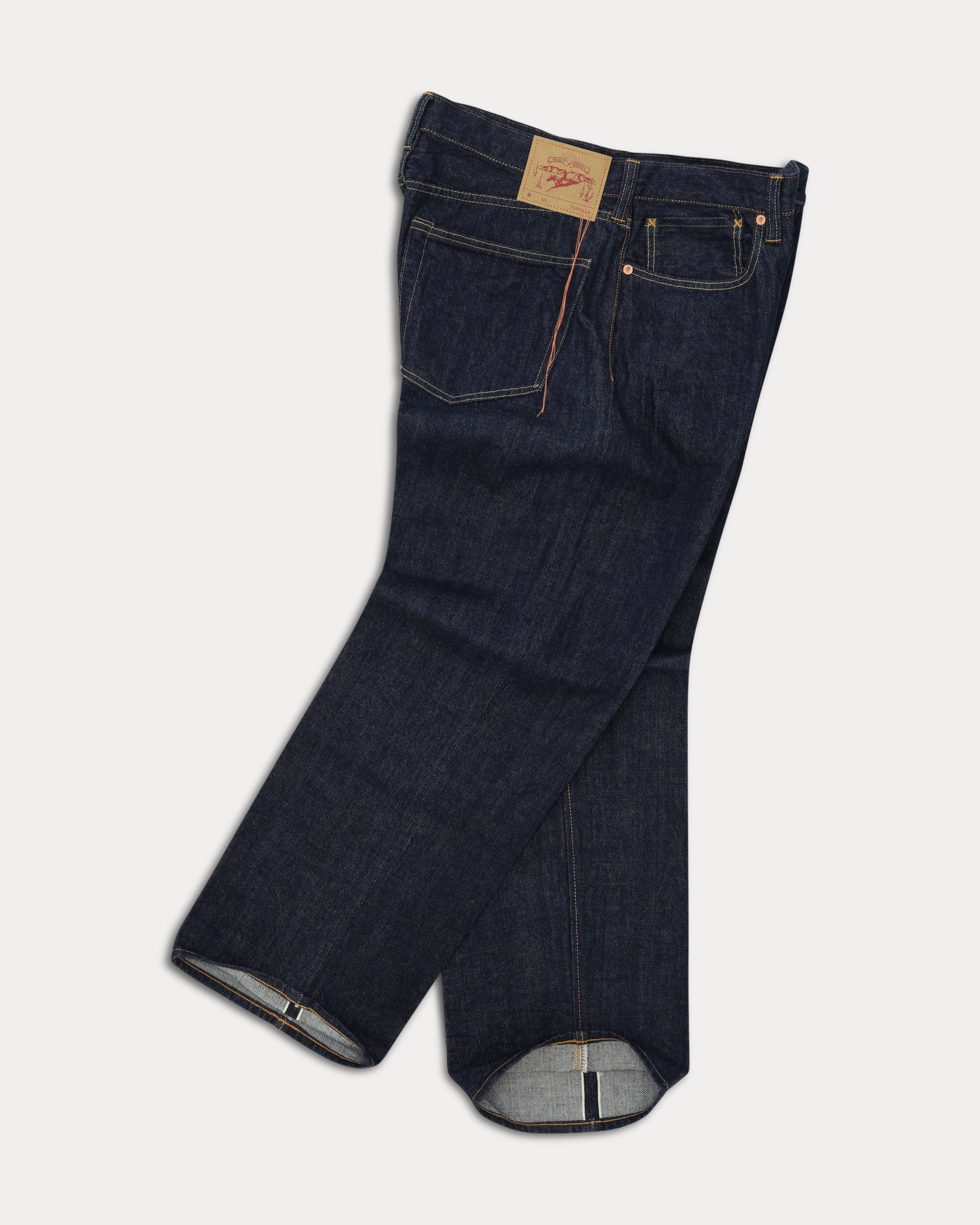 914 Leo Japan Selvedge Denim 5 Pocket Regular Fit Indigo Rinse - L33''