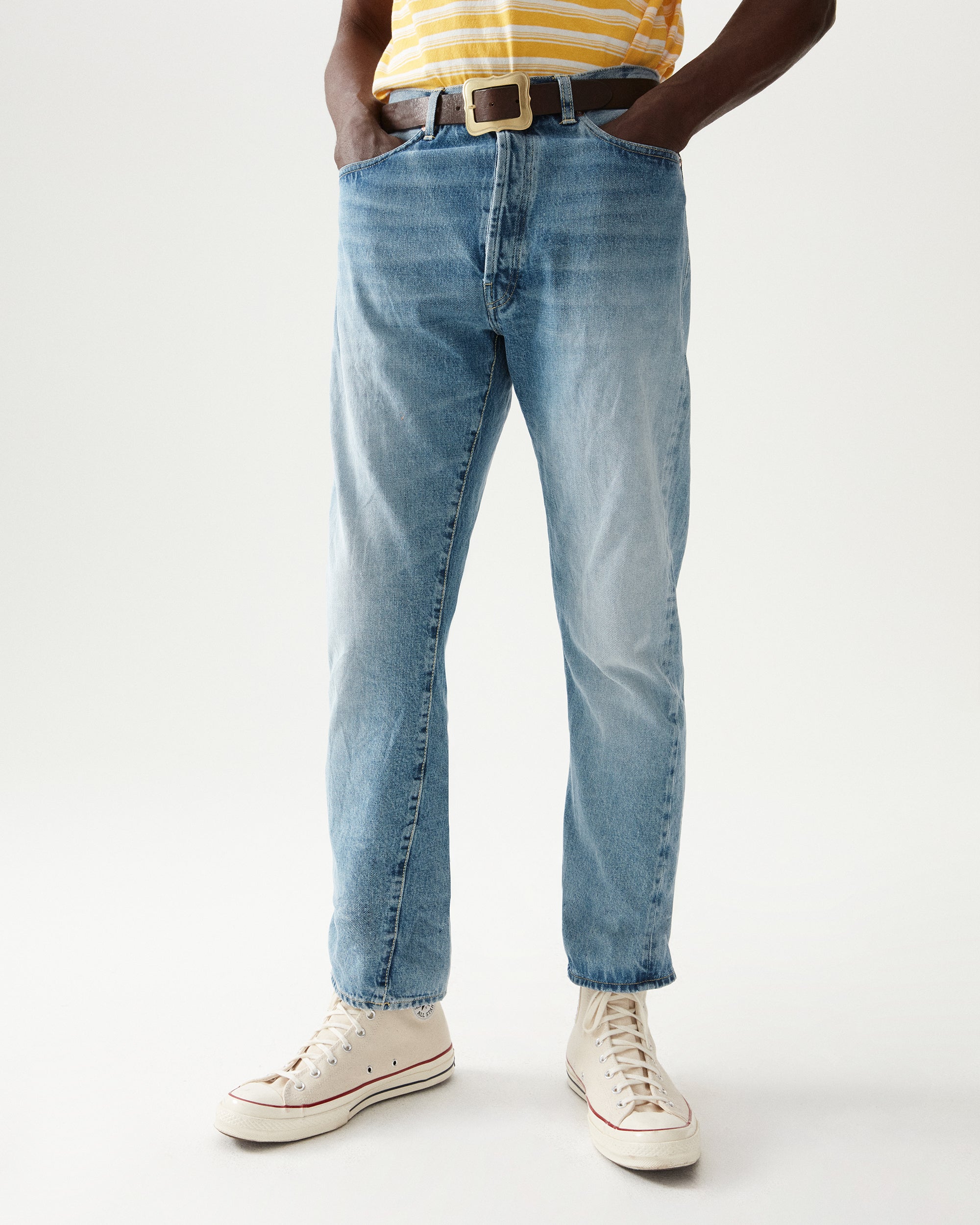 914 Sean Japan Denim 5 Tasche Regular Fit Bleach Wash