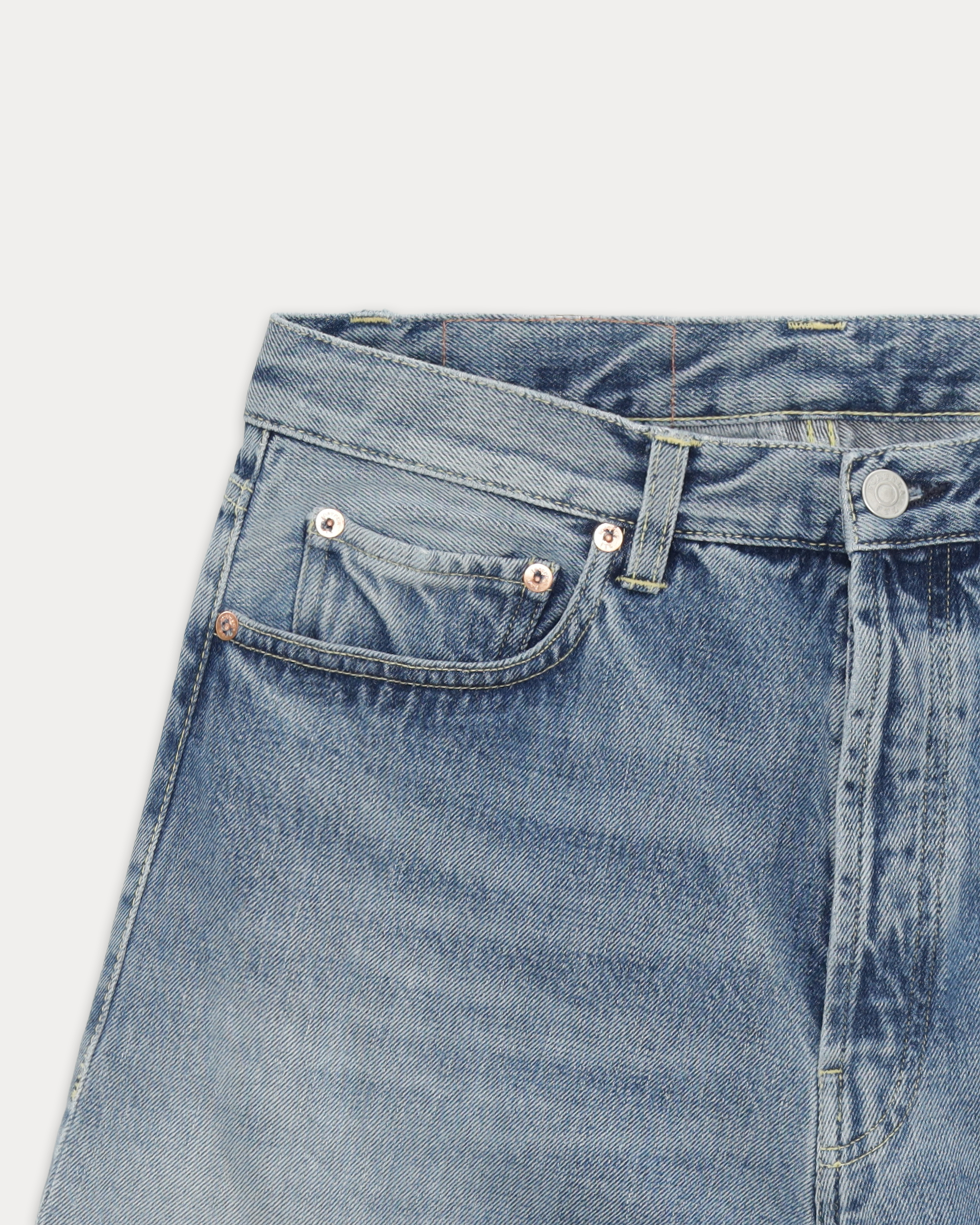 914 Sean Japan Denim 5 Tasche Regular Fit Bleach Wash