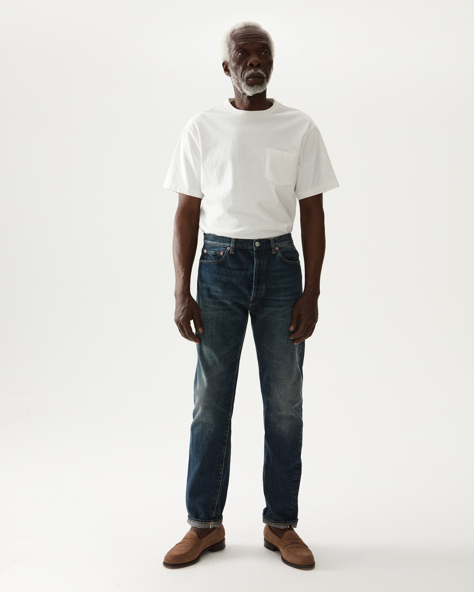 914 Sean Japan Denim 5 Pocket Regular Fit Stone Wash - L33''