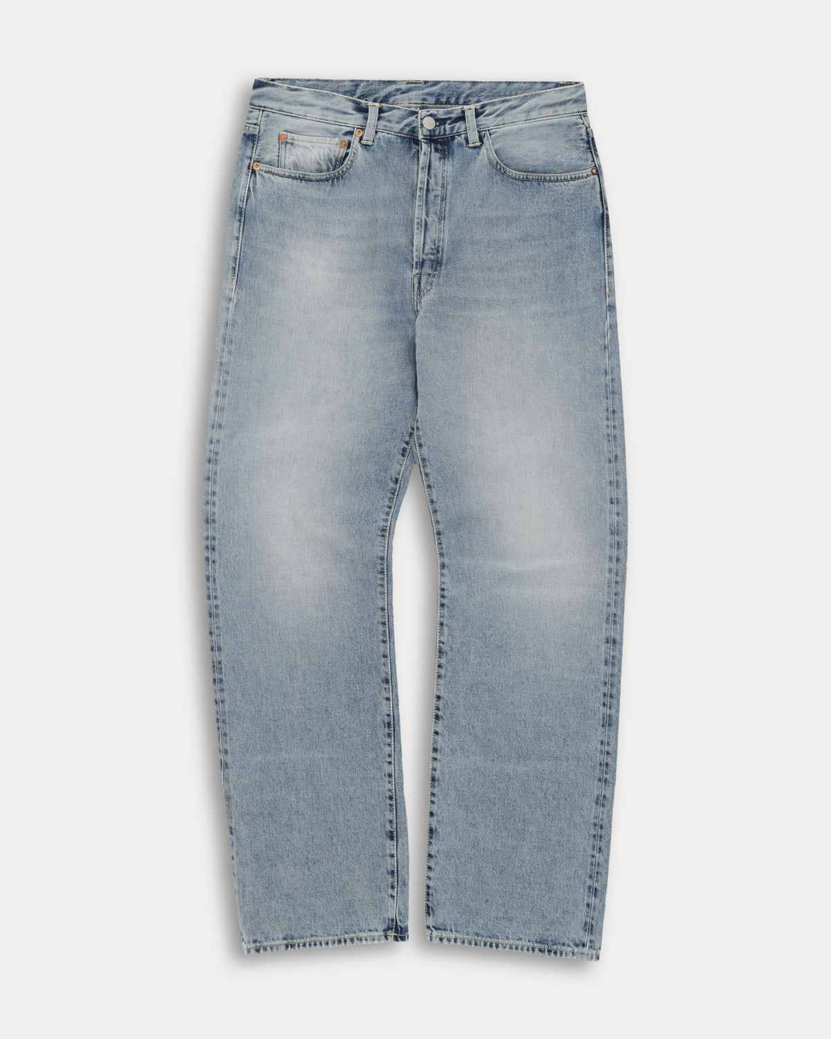 914 Sean Japan Denim 5 Tasche Regular Fit Bleach Wash - L33"