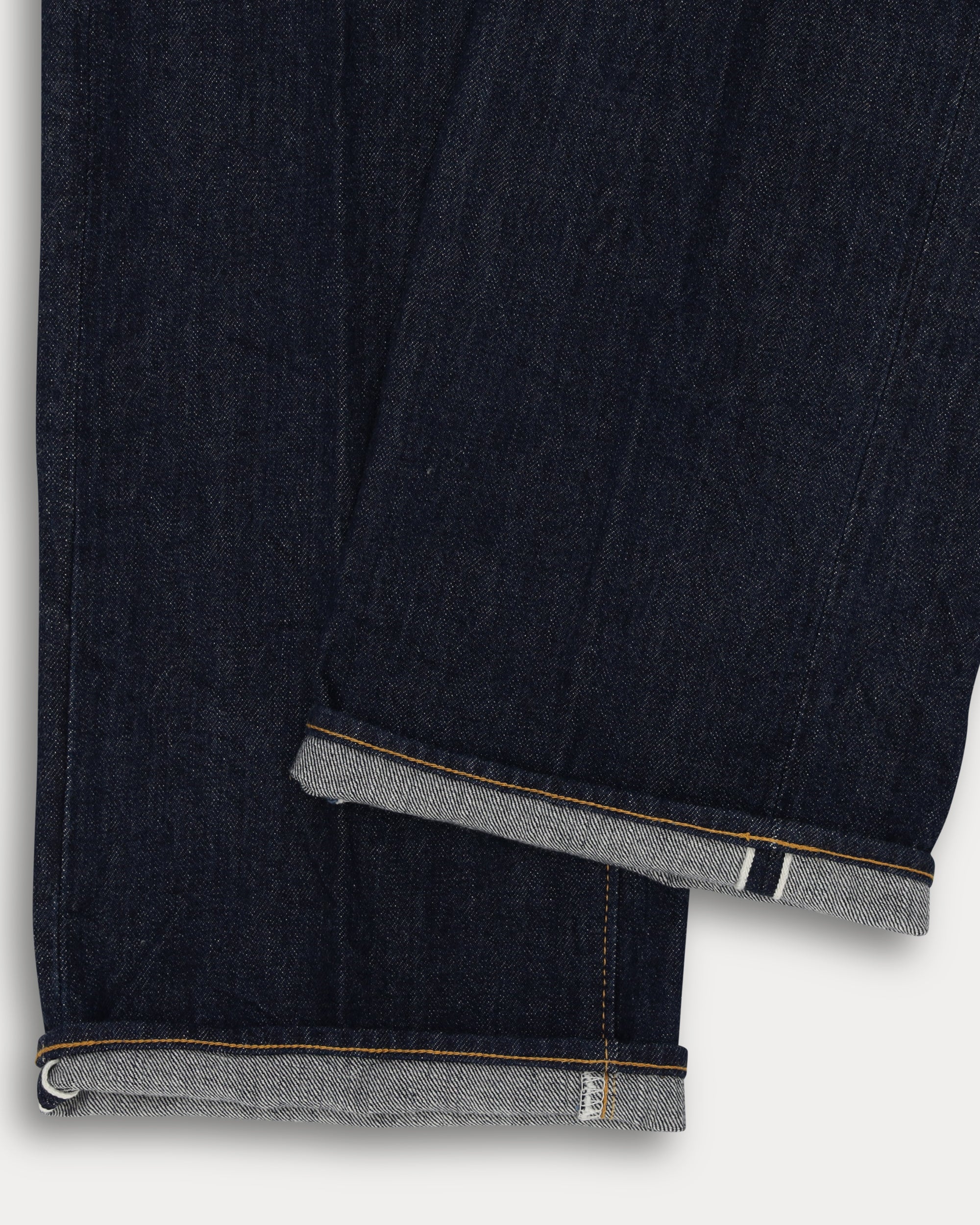 933 Barney Japan Denim Cimosato 5 Tasche Loose Fit Indigo Rinse - L33''