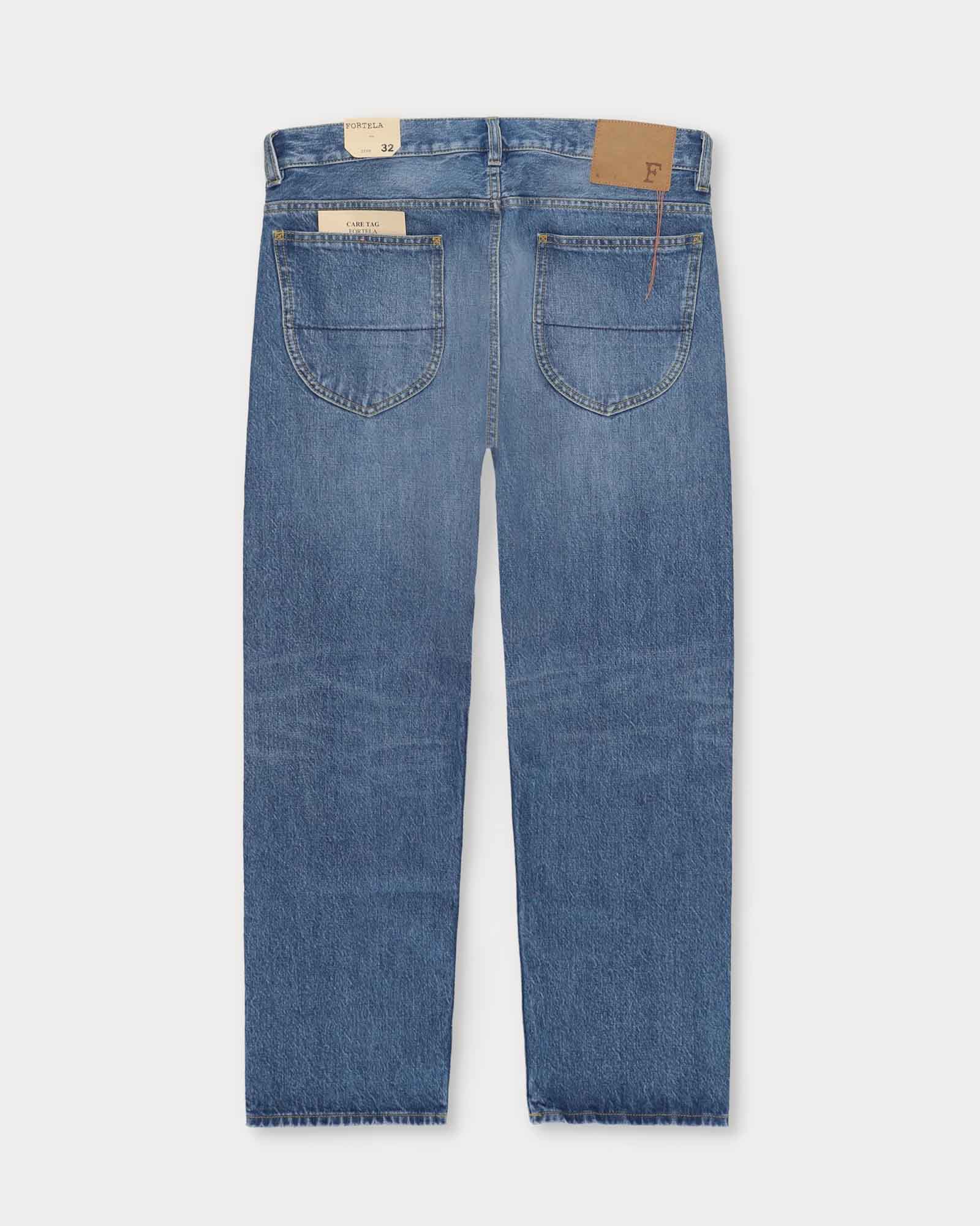 944 Jason Denim 5 Pocket High Waist Stone Wash - L33''