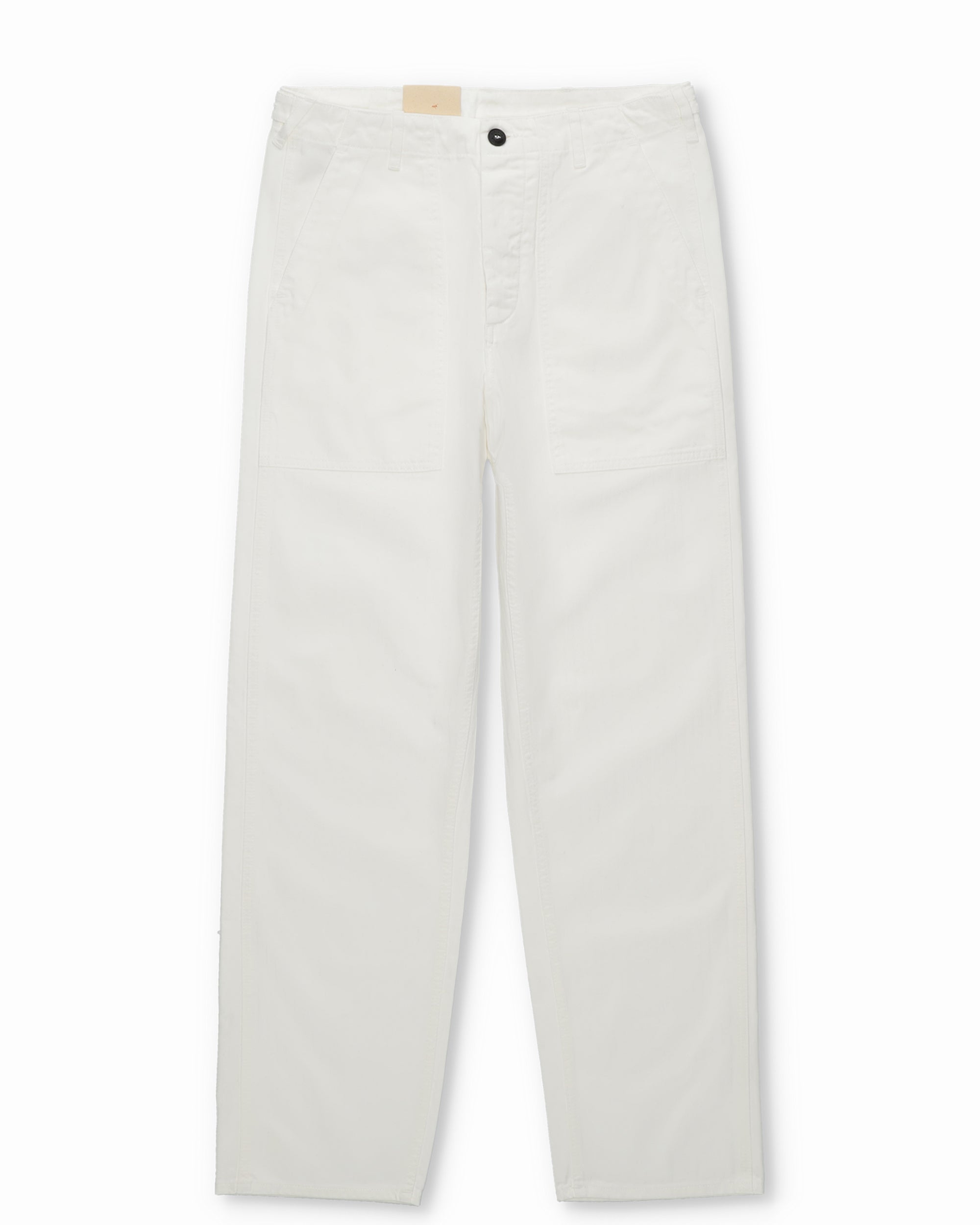 Newfatigue Pantaloni Fatigue In Herringbone di Cotone