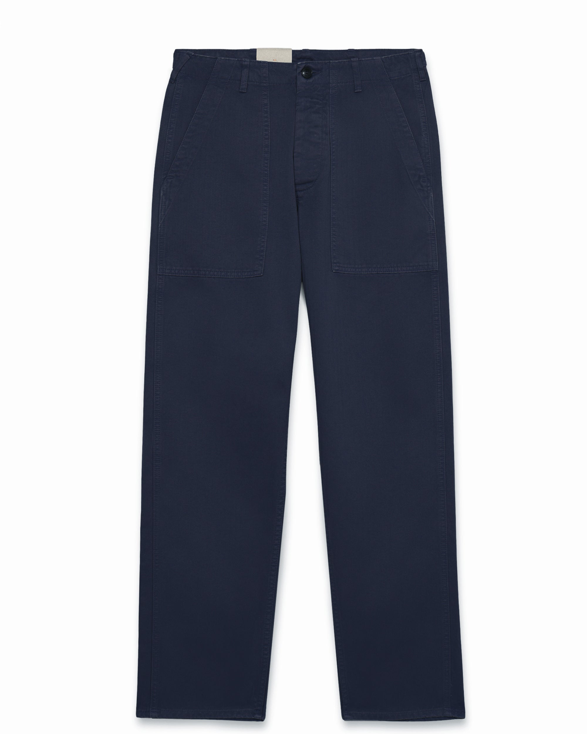 Newfatigue Pantaloni Fatigue In Herringbone di Cotone