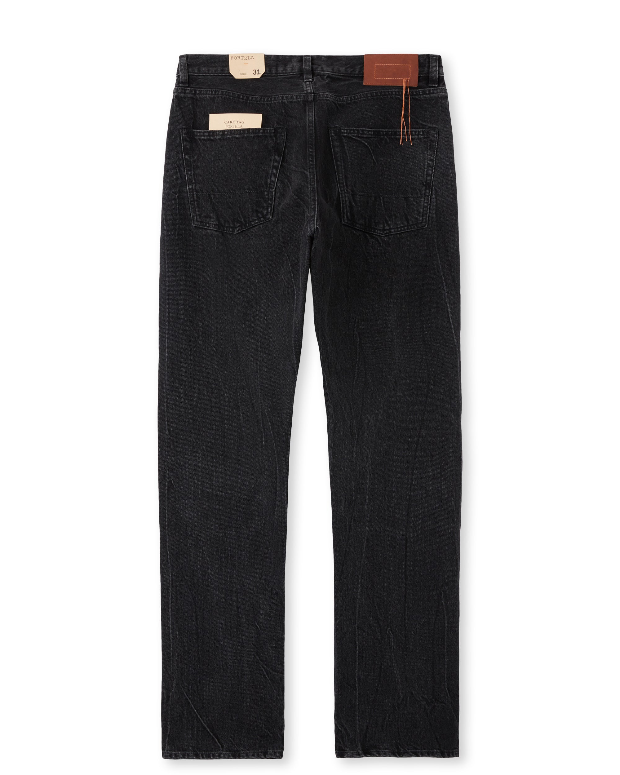 965 John Japan Denim Cimosato 5 Tasche Regular Fit Grey - L33''