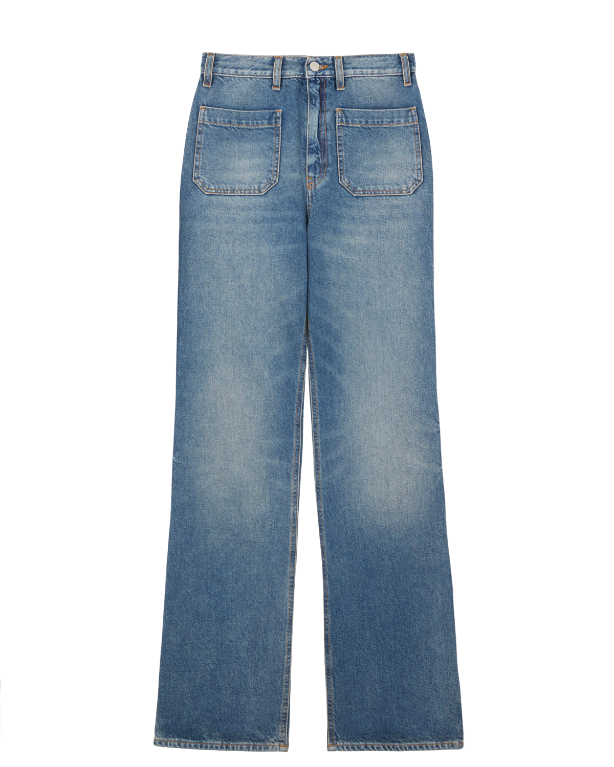 Jane Trousers Bootcut Denim Stone Wash