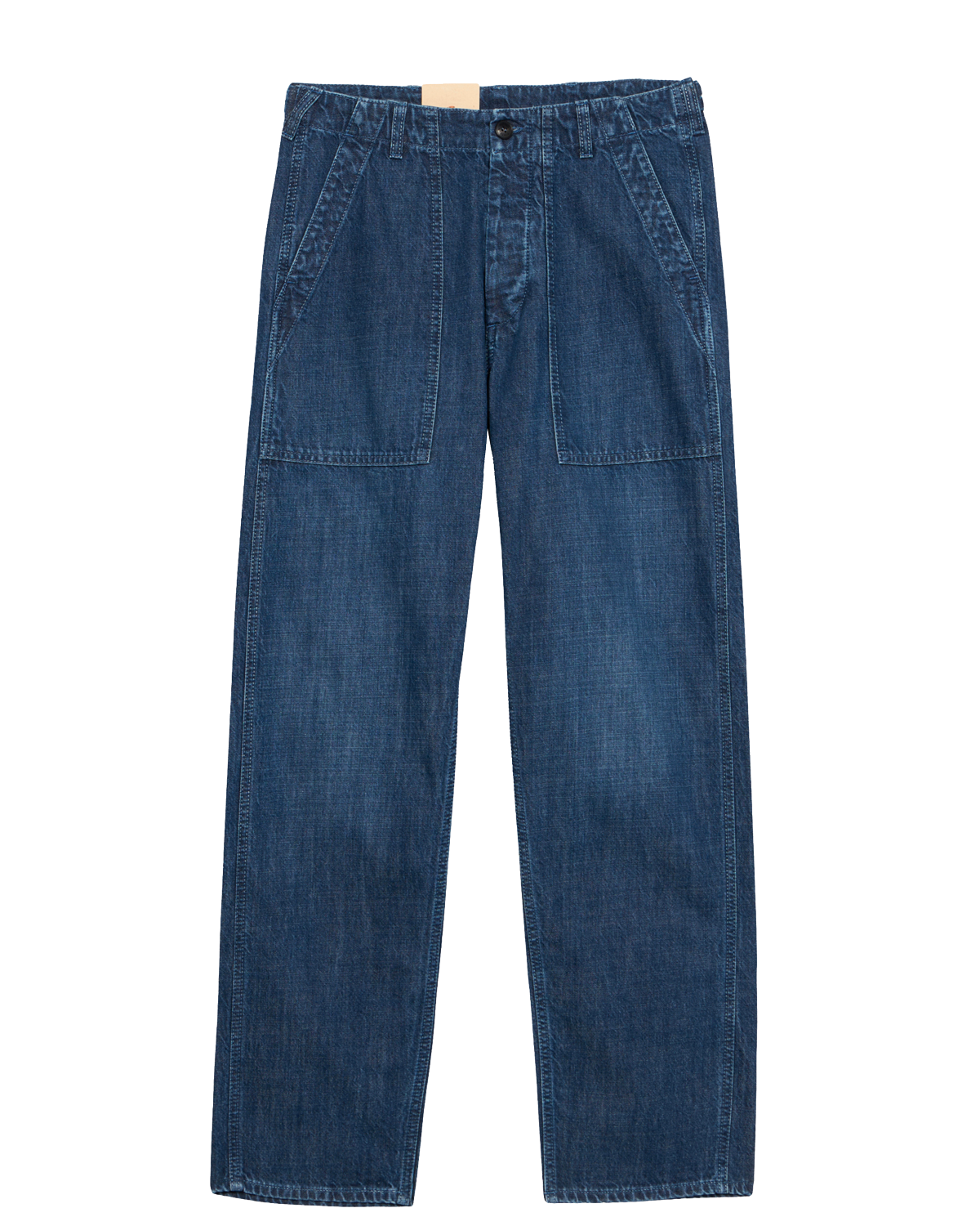 Newfatigue Trousers Denim Indigo Rinse