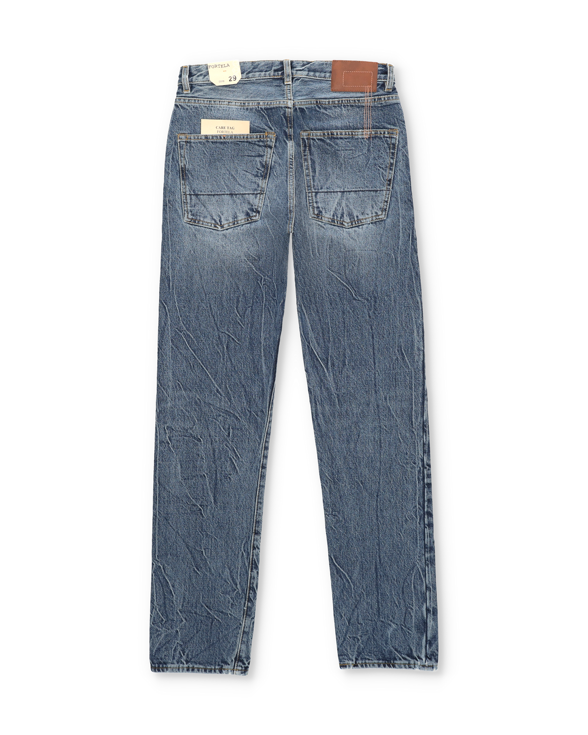 965 John Japan Denim Cimosato 5 Tasche Regular Fit Stone Wash