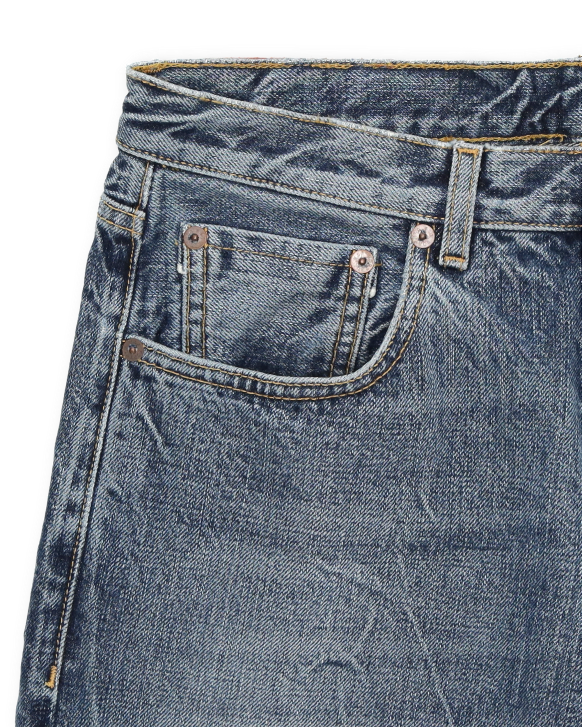 965 John Japan Denim Cimosato 5 Tasche Regular Fit Stone Wash