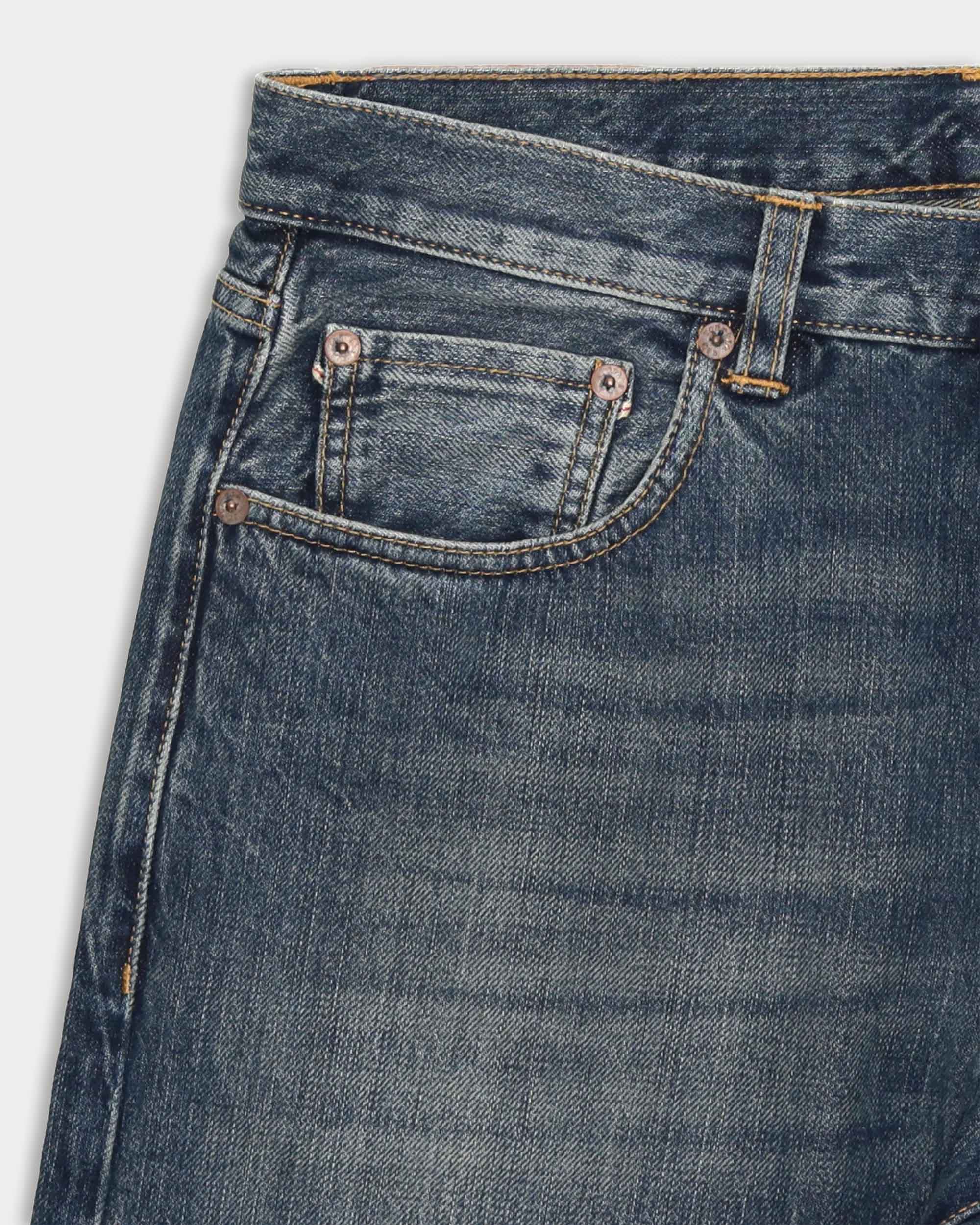 965 John Japan Denim Cimosato 5 Tasche Regular Fit Stone Wash - L29''