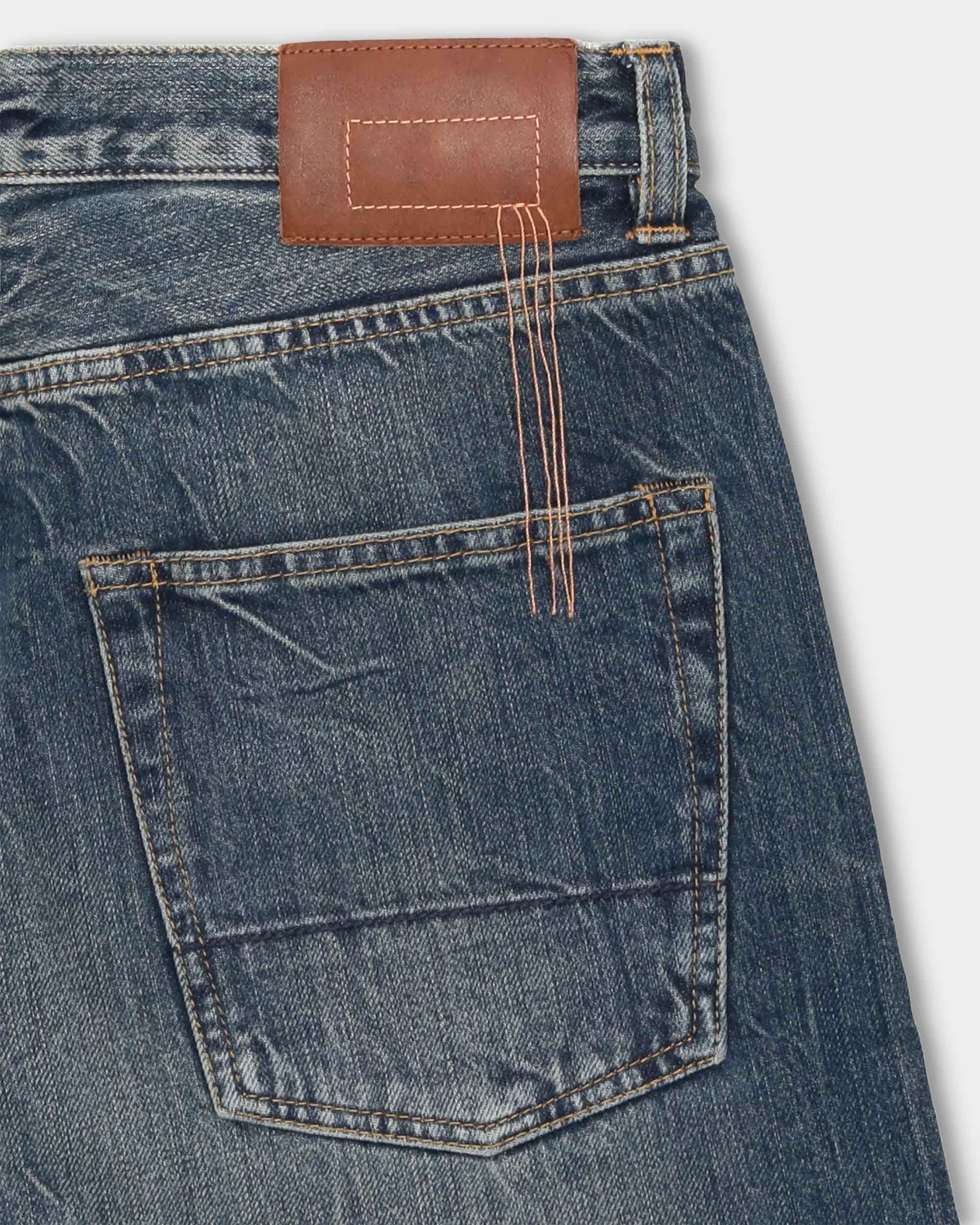 965 John Japan Denim Cimosato 5 Tasche Regular Fit Stone Wash - L29''