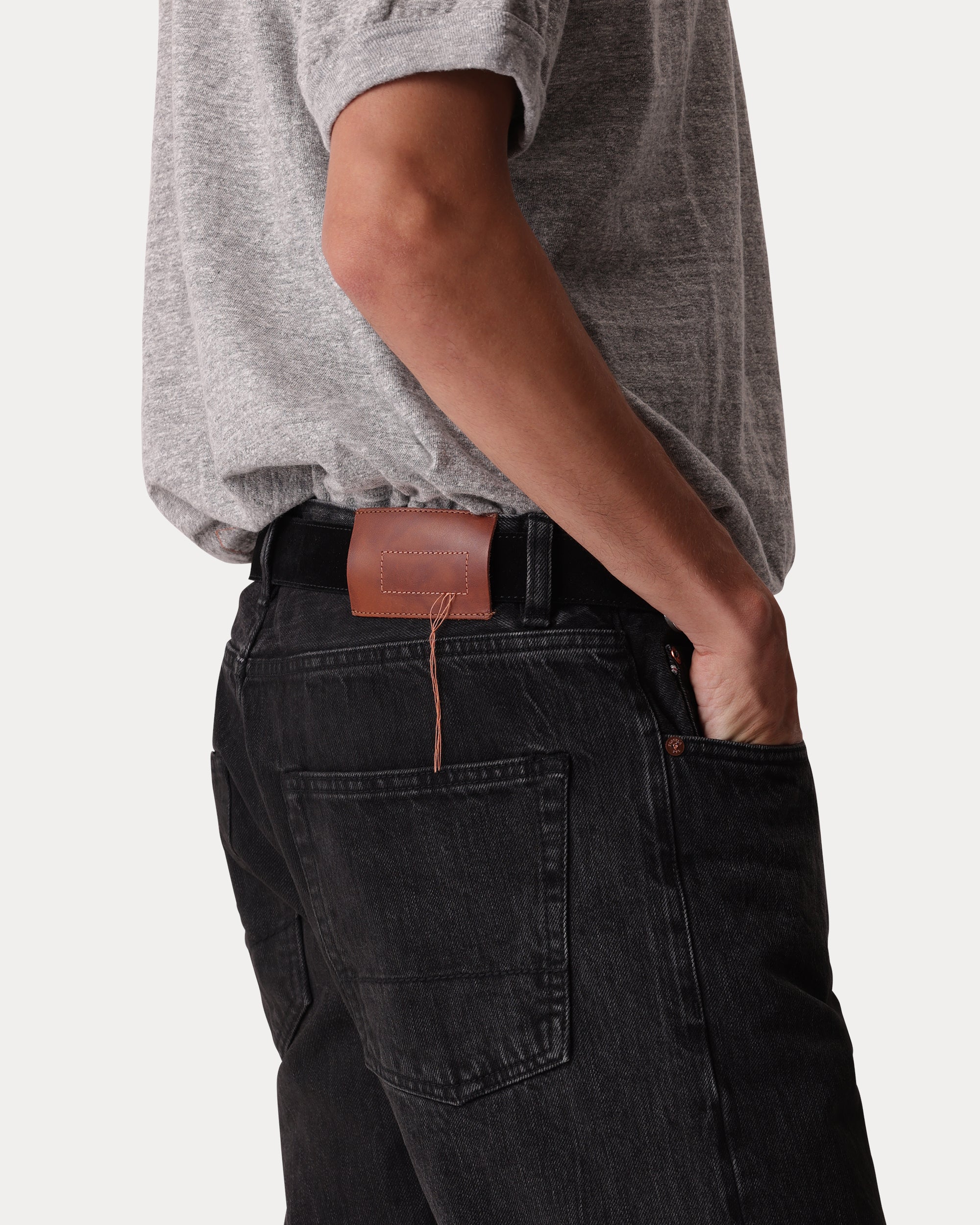 965 John Japan Denim Cimosato 5 Tasche Regular Fit Grey - L29''