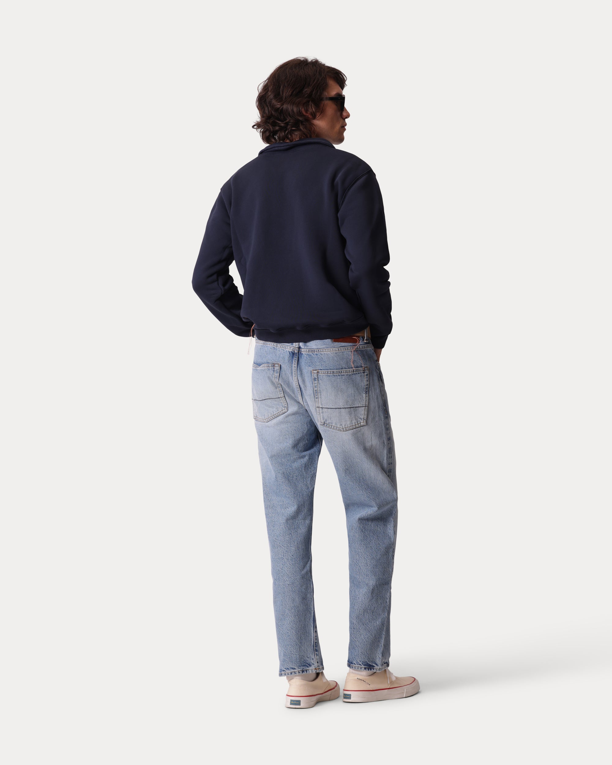 965 John Japan Denim Cimosato 5-Pocket Regular Fit Bleach Wash - L29''