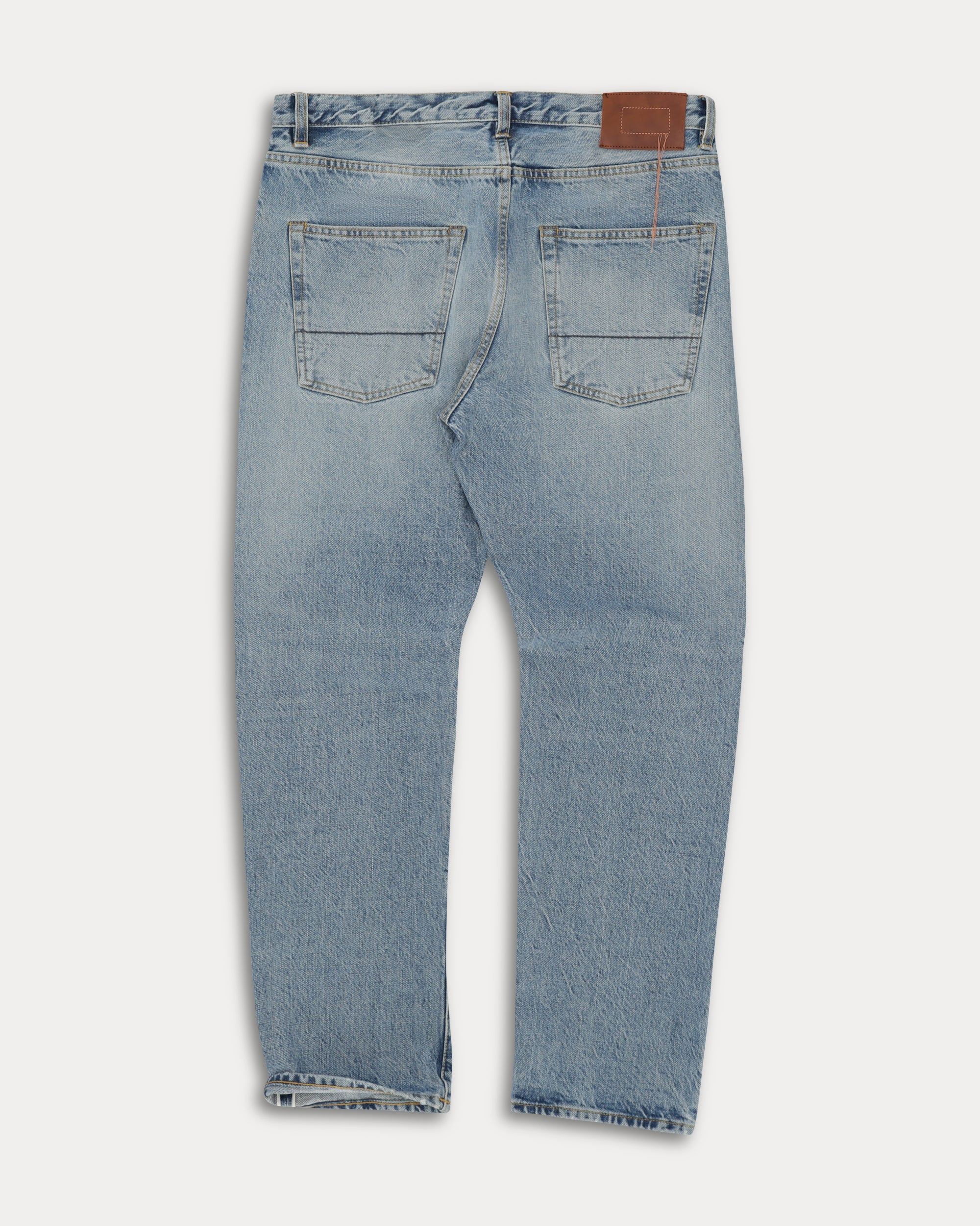 965 John Japan Denim Cimosato 5 Tasche Regular Fit Bleach Wash - L33''