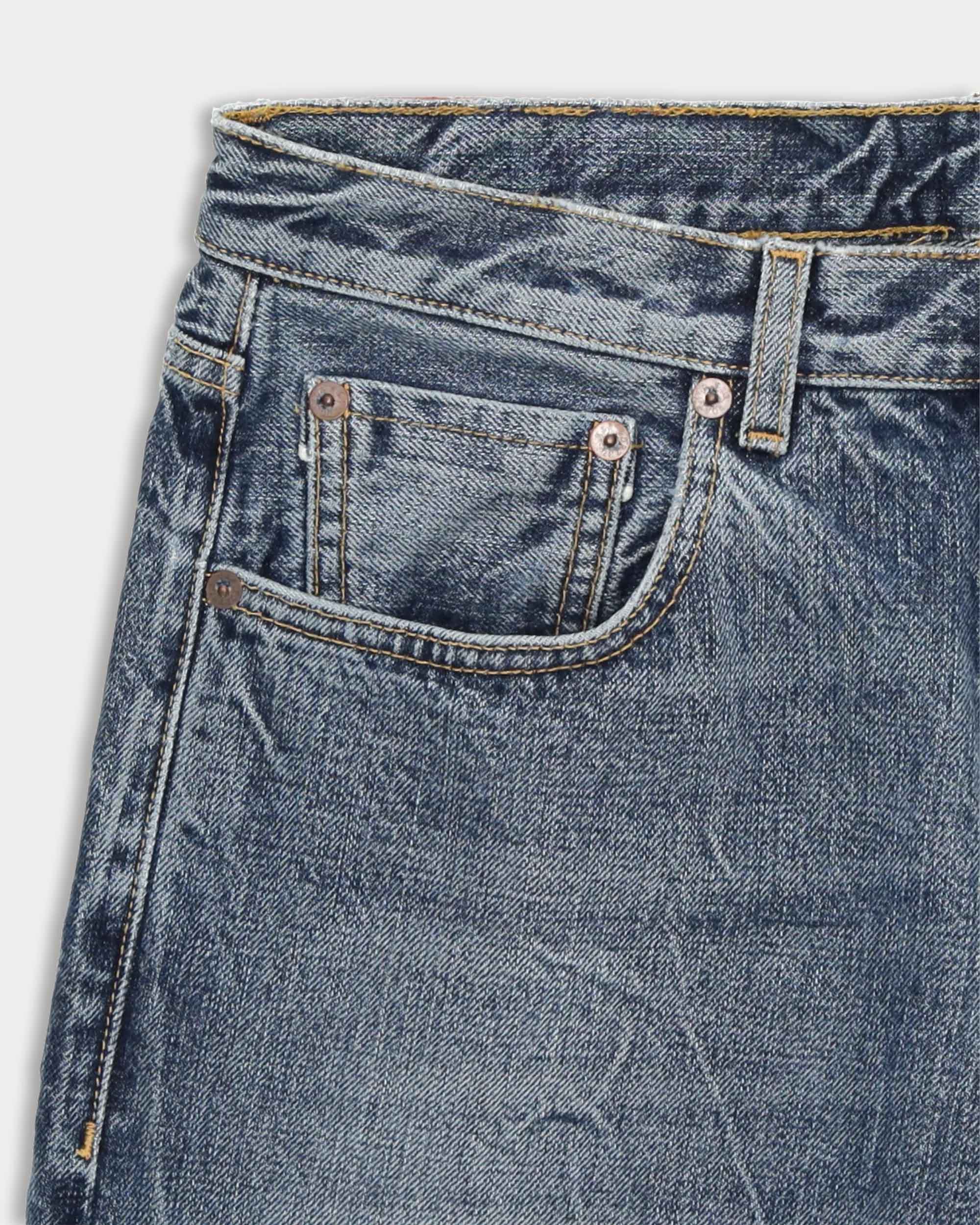 965 John Japan Denim Cimosato 5 Tasche Regular Fit Stone Wash - L33''