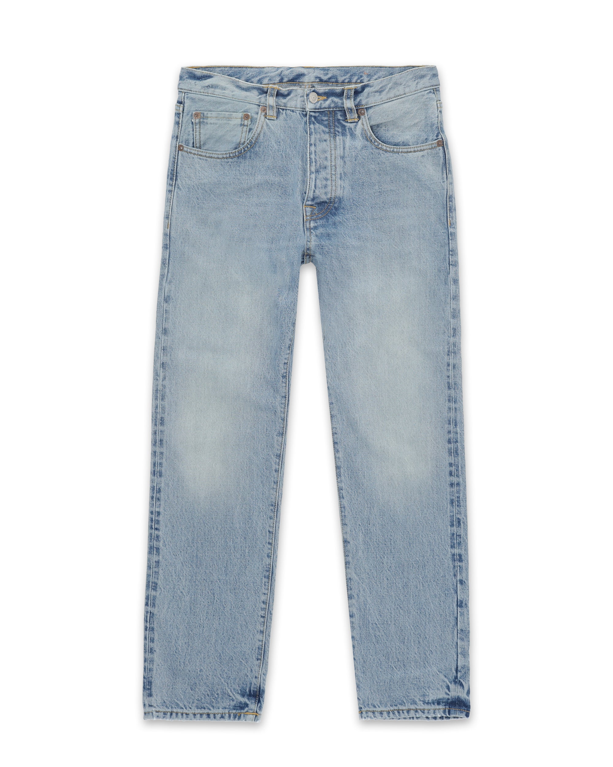 965 John Japan Denim Cimosato 5 Tasche Regular Fit Bleach Wash - L33''