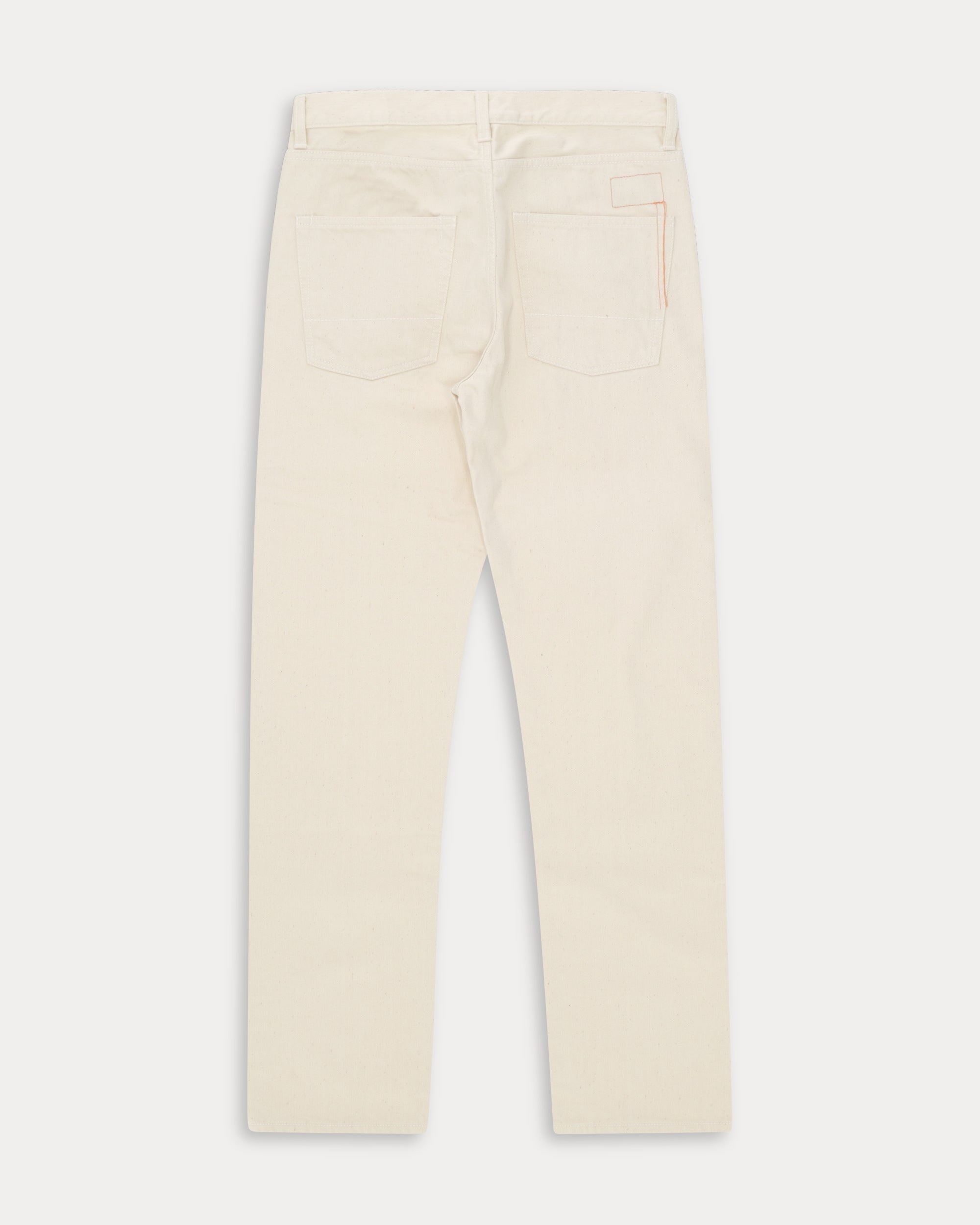 965 John Japan Denim Cimosato 5 Tasche Regular Fit Ecrù - L33''