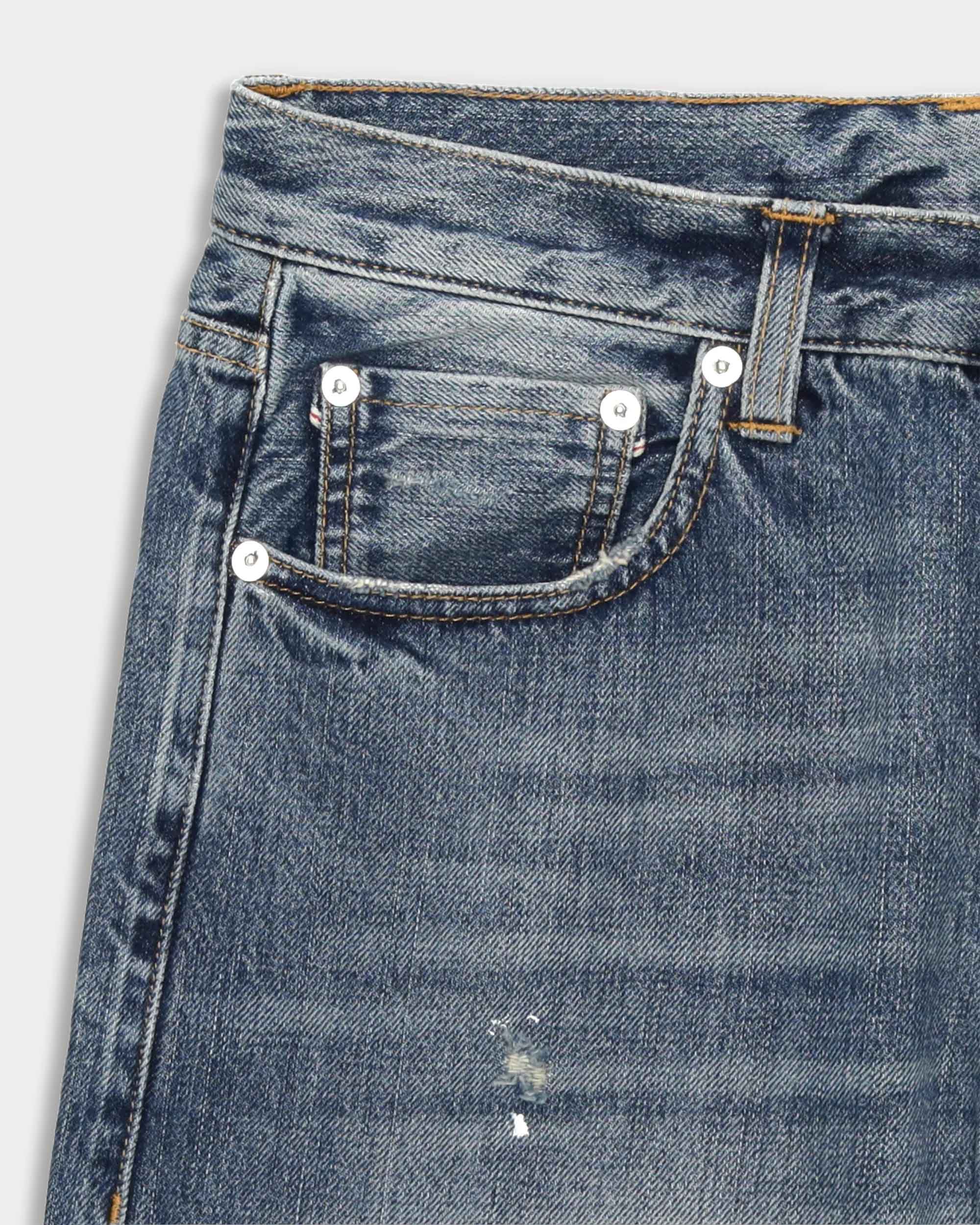 965 John Japan Denim Cimosato 5 Tasche Regular Fit Custom Wash - L33''