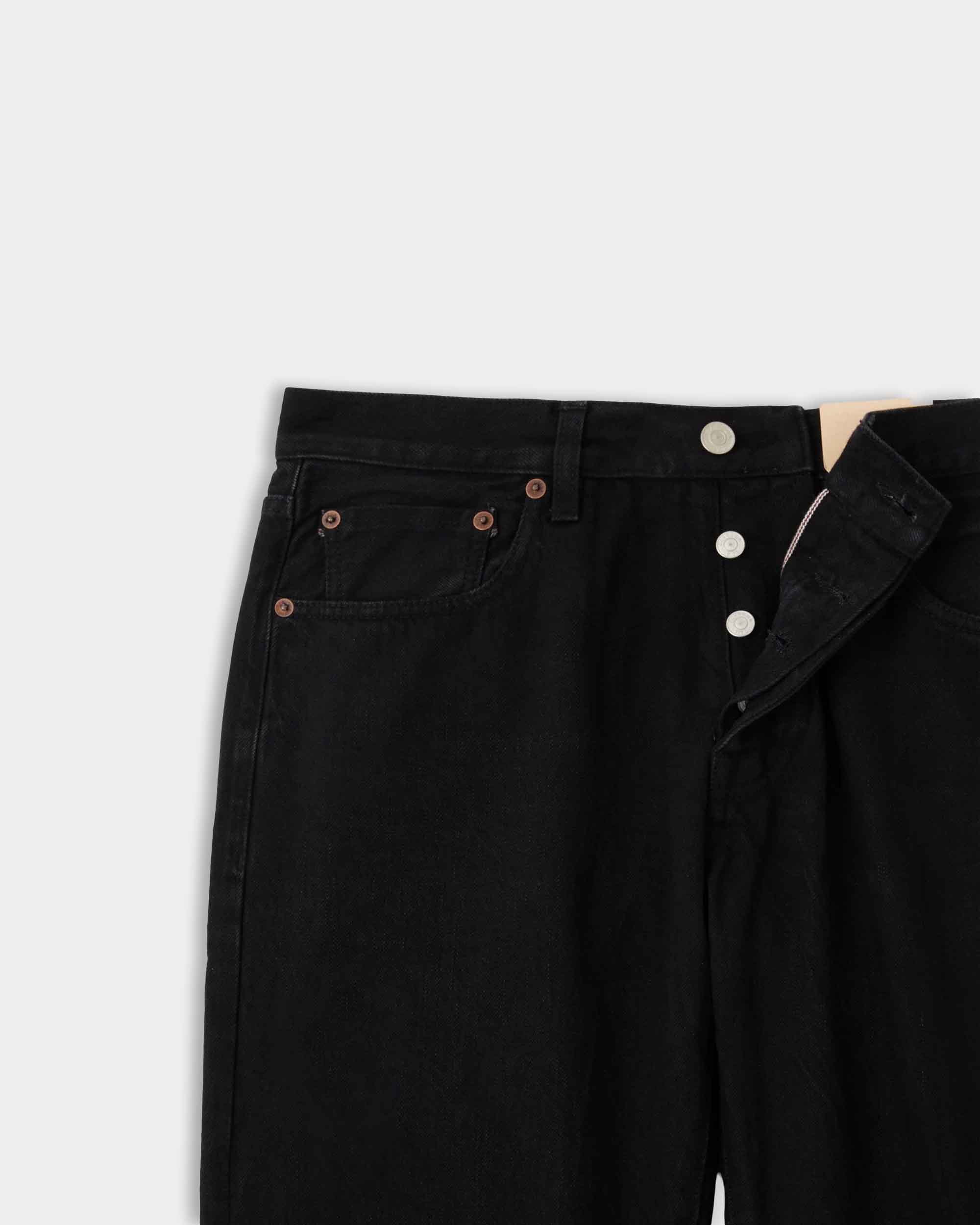965 John Japan Denim Cimosato 5 Tasche Regular Fit Black - L33''