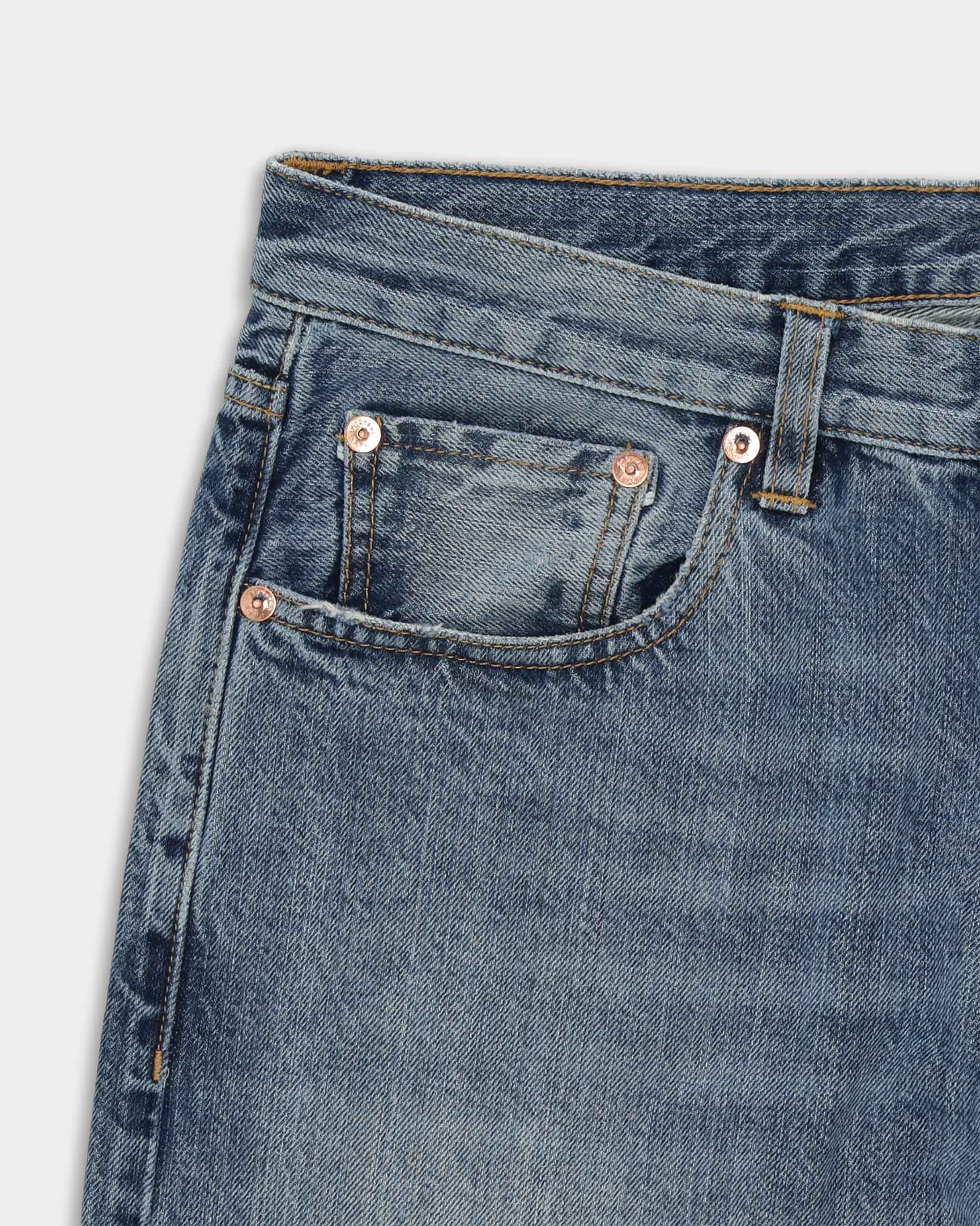 965 John Japan Denim Cimosato 5 Tasche Slim Fit Stone Wash - L33''