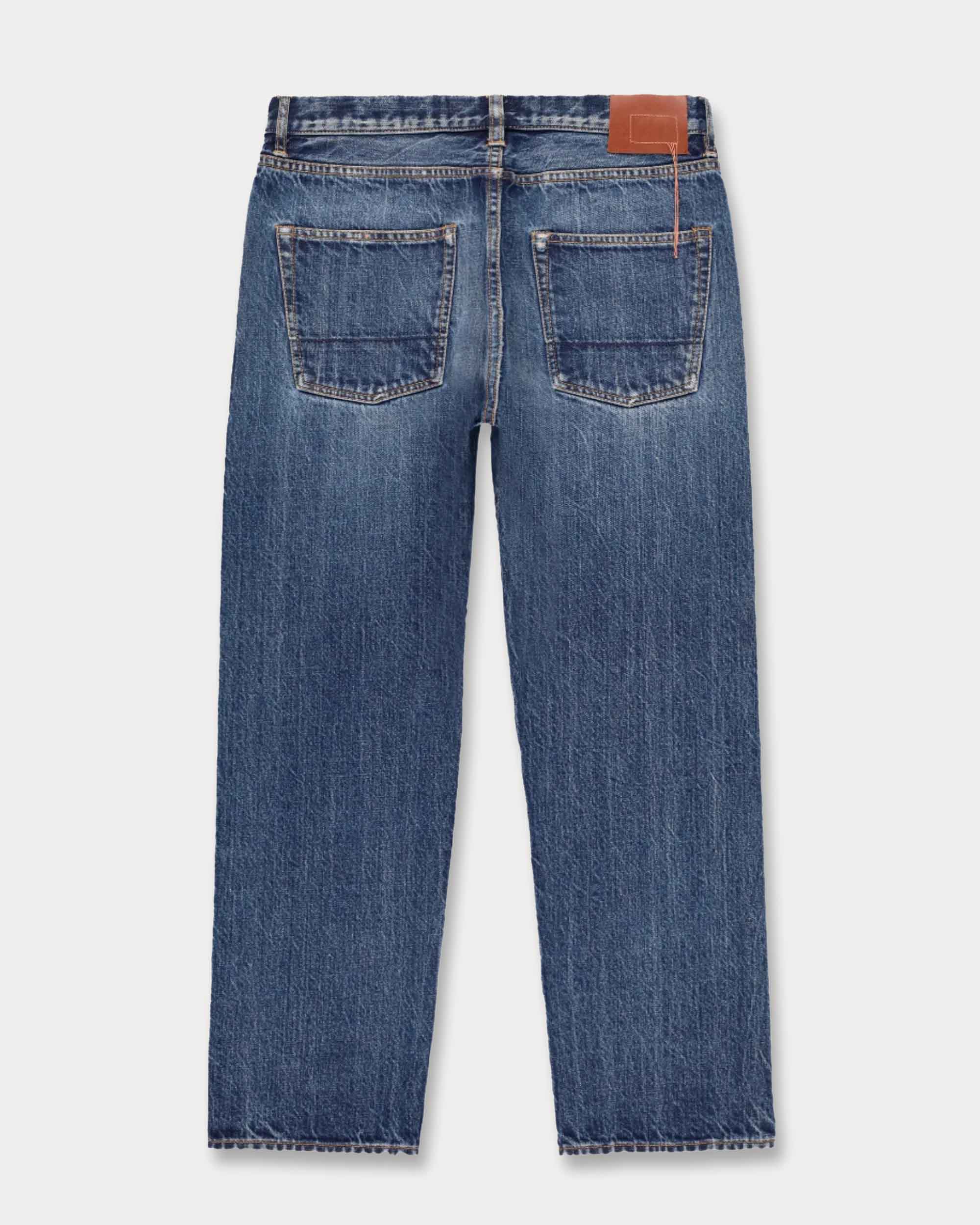 965 John Japan Denim Cimosato 5 Tasche Slim Fit Custom Wash - L33''