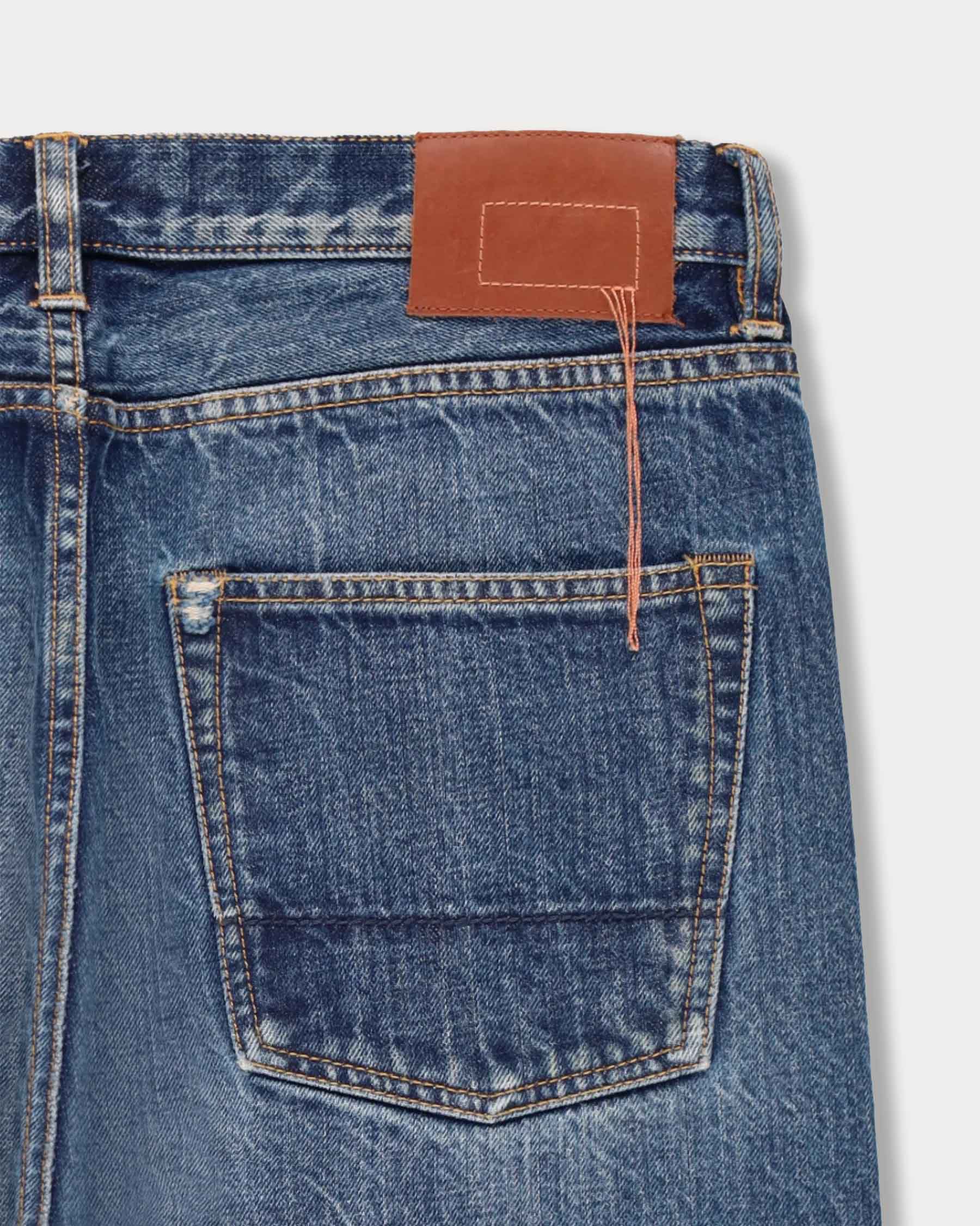 965 John Japan Denim Cimosato 5 Tasche Slim Fit Custom Wash - L33''