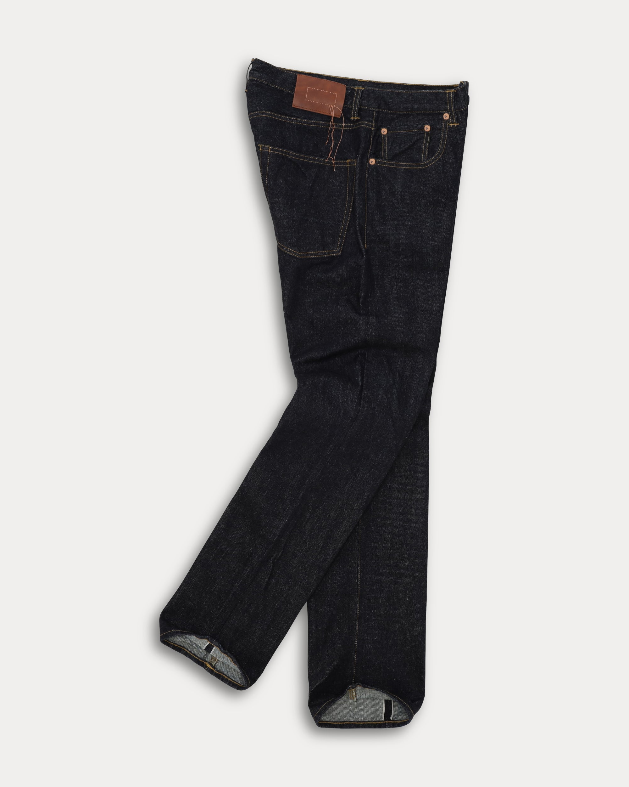 965 John Japan Denim Cimosato 5 Tasche Regular Fit Indigo Rinse - L33''
