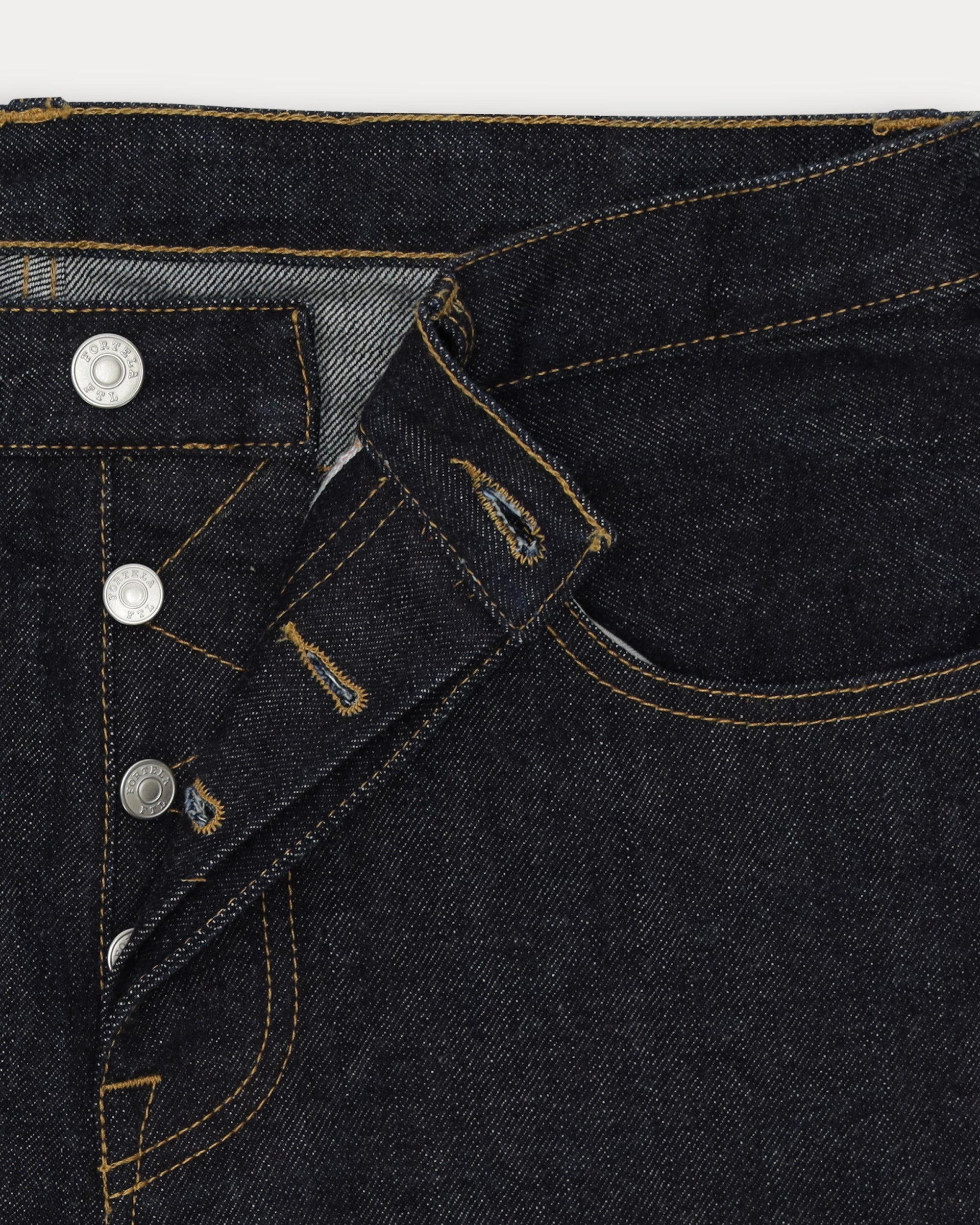 965 John Japan Denim Cimosato 5 Tasche Regular Fit Indigo Rinse - L33''